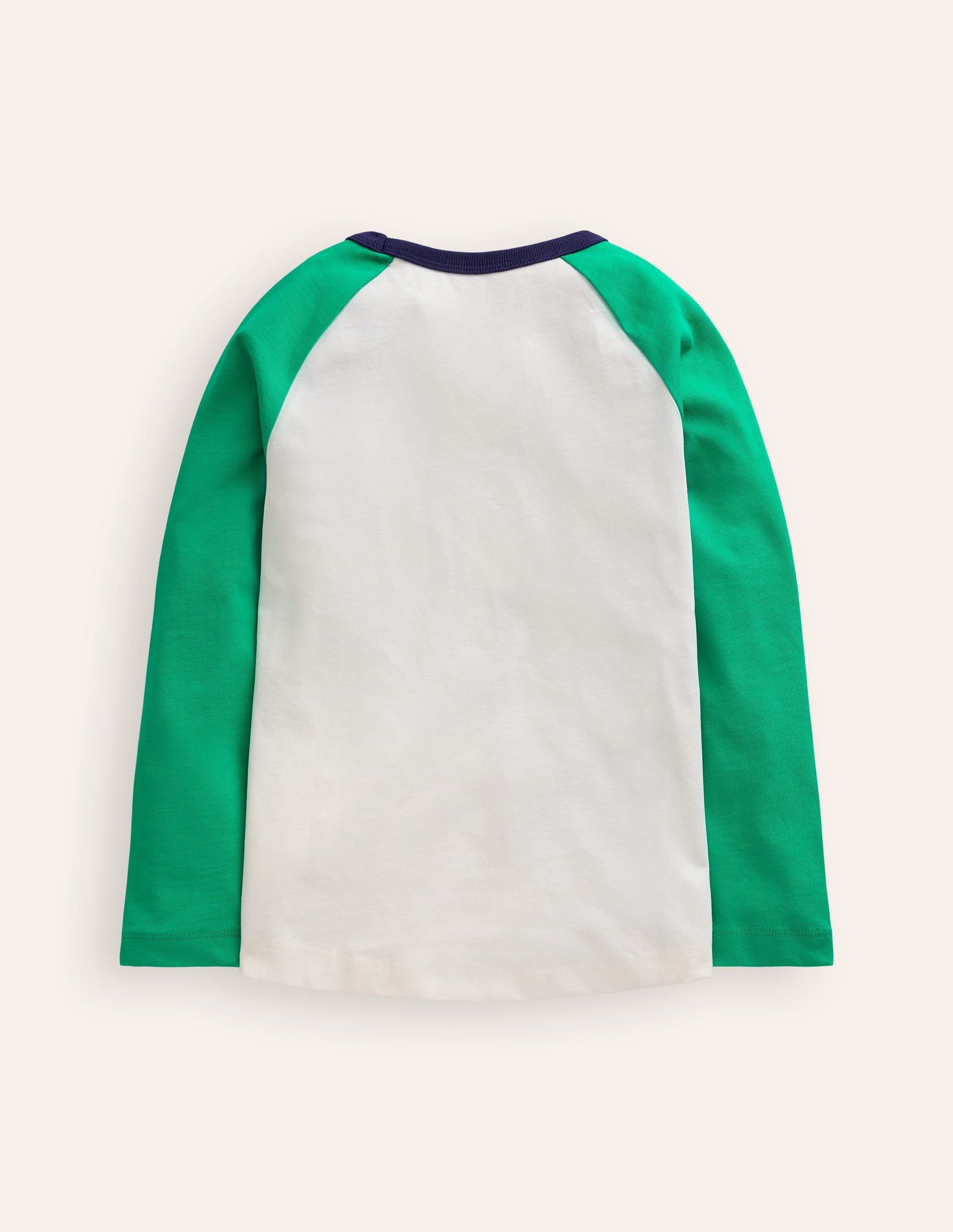 Printed Logo Raglan T-Shirt-Topaz Green Helicopter-2