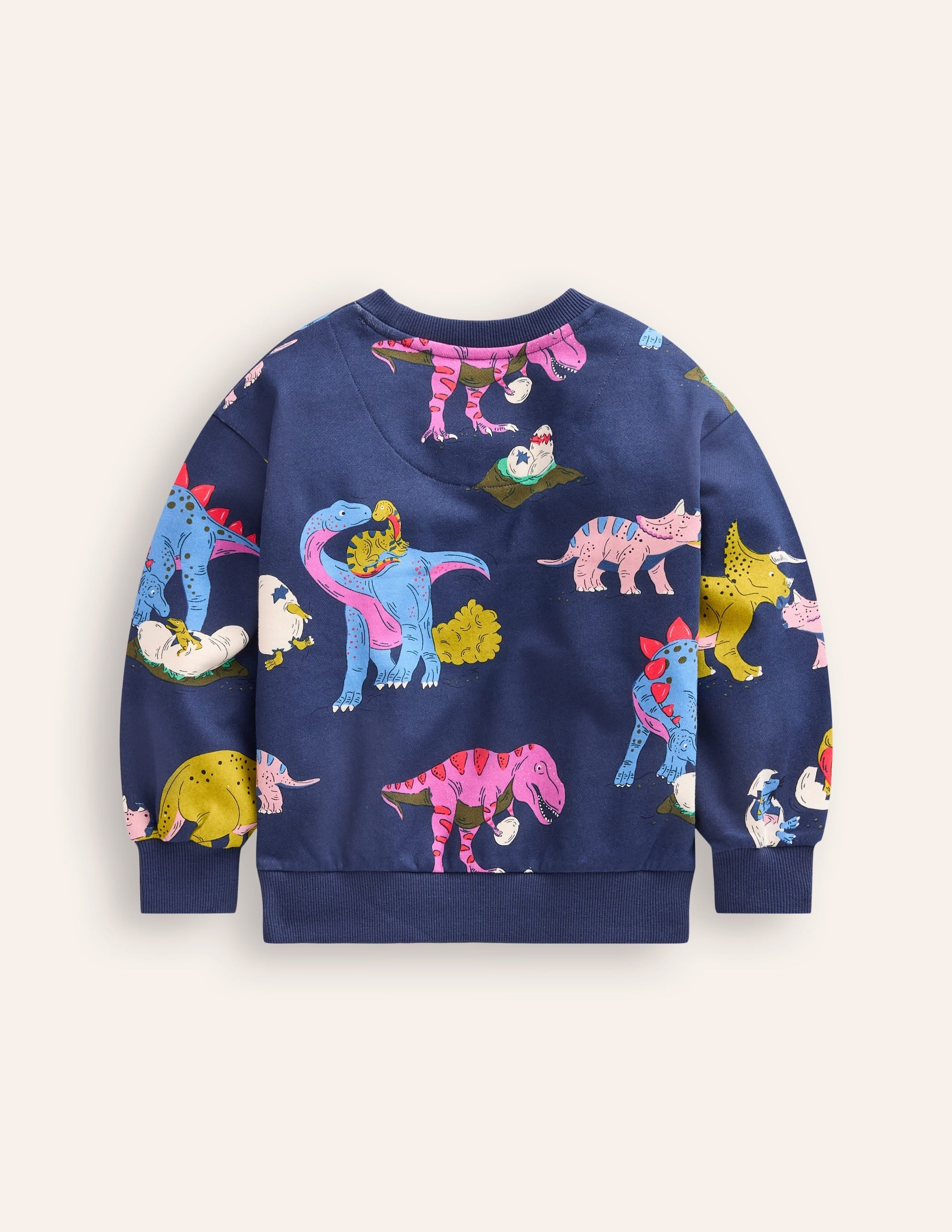 Printed Sweatshirt-Multi Dino Family - Image 2