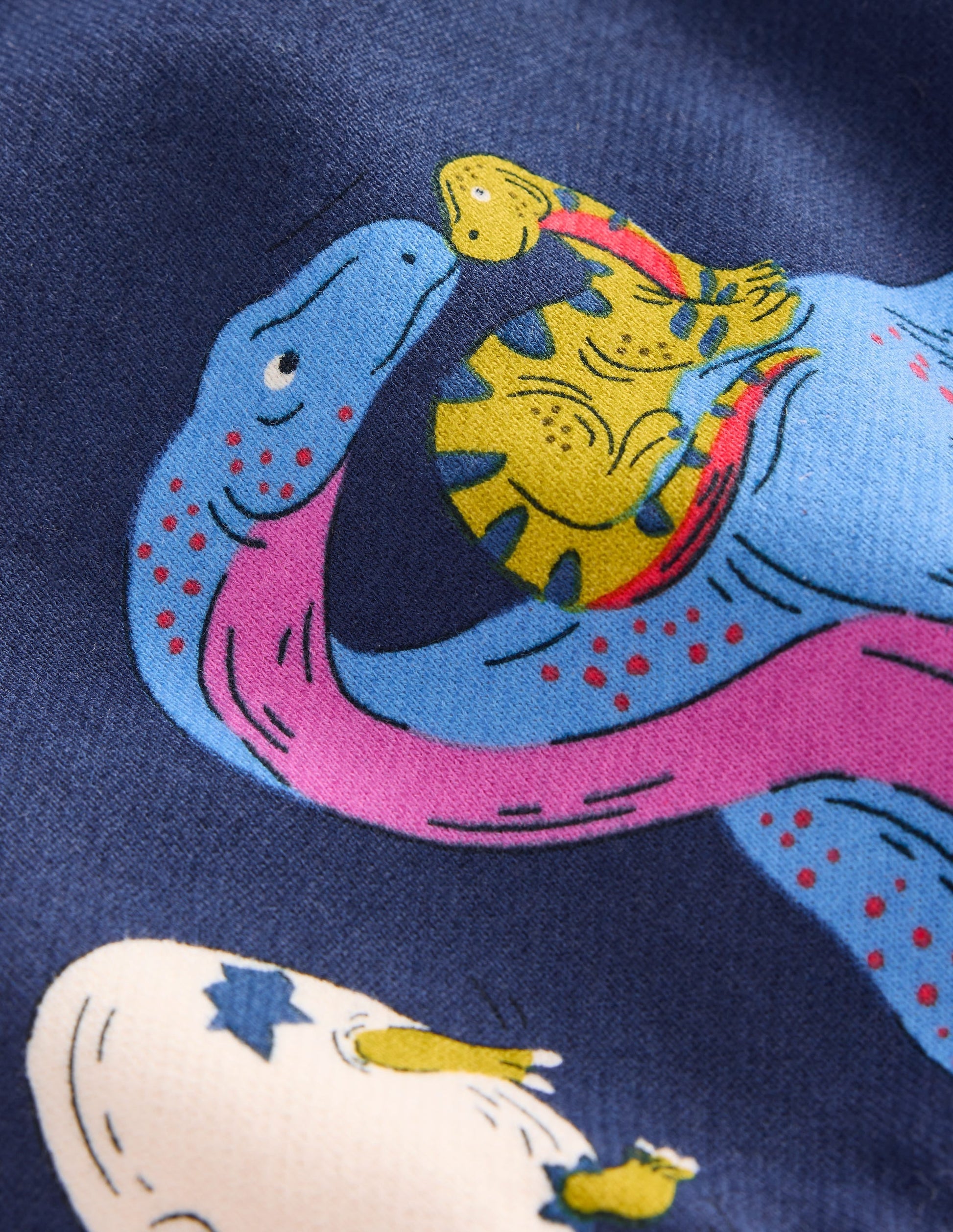 Printed Sweatshirt-Multi Dino Family-3