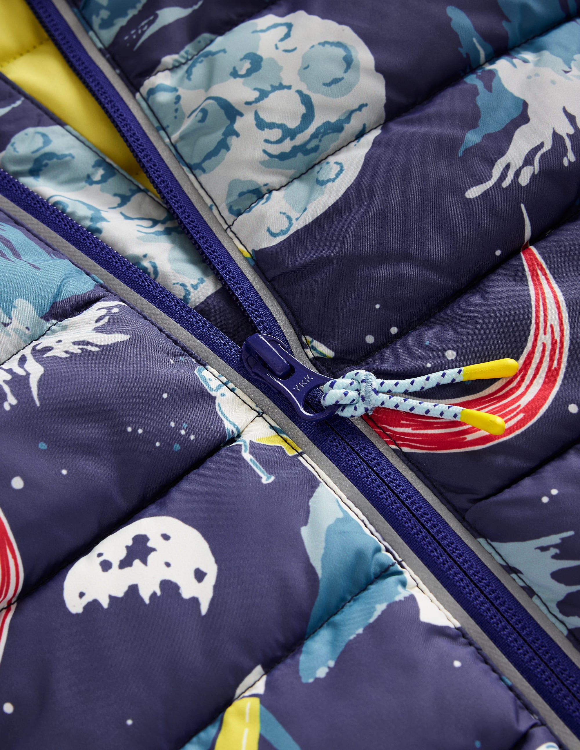 Pack-Away Padded Jacket-Multi Space - Image 3