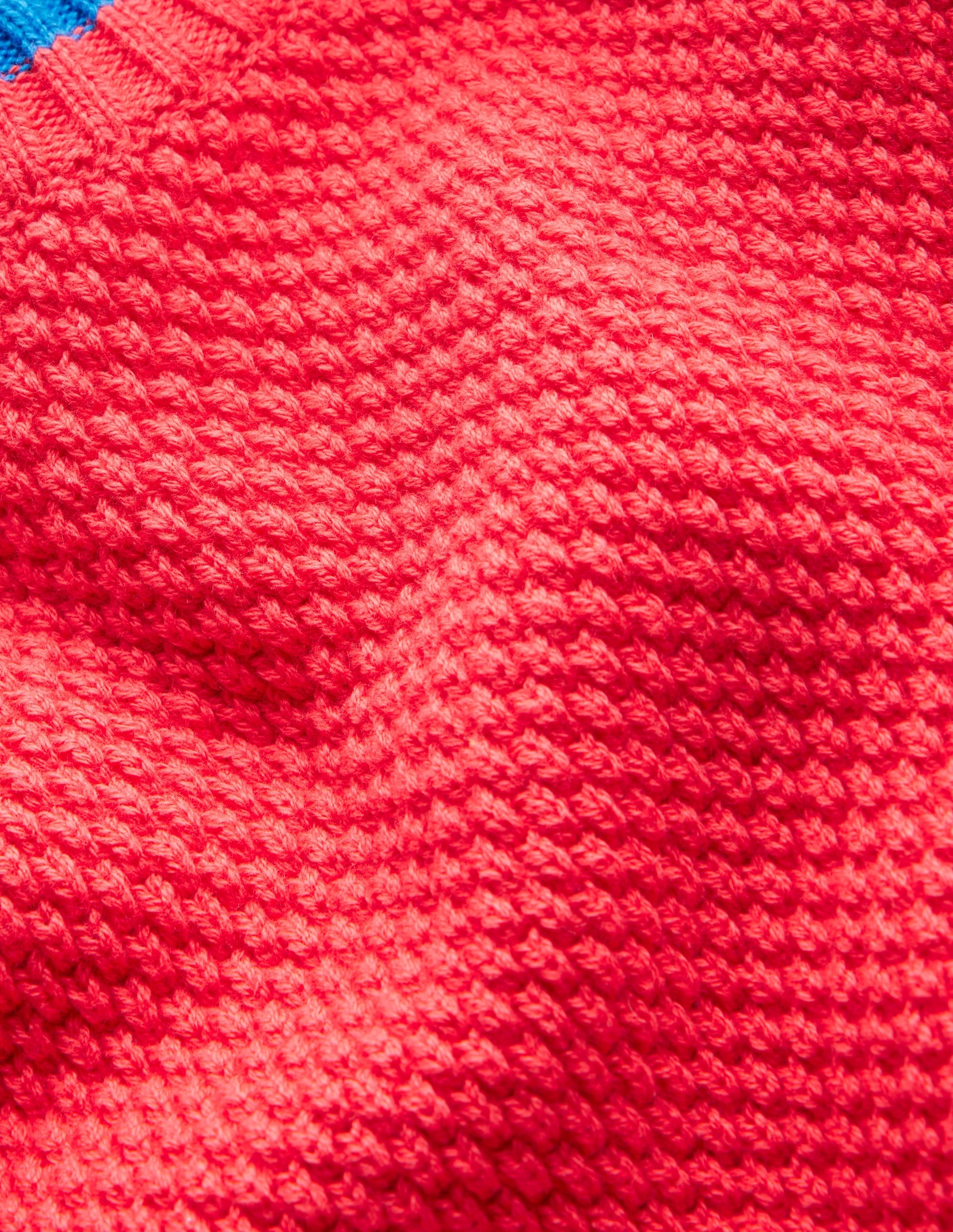 Chunky Cotton Jumper-Jam Red - Image 3