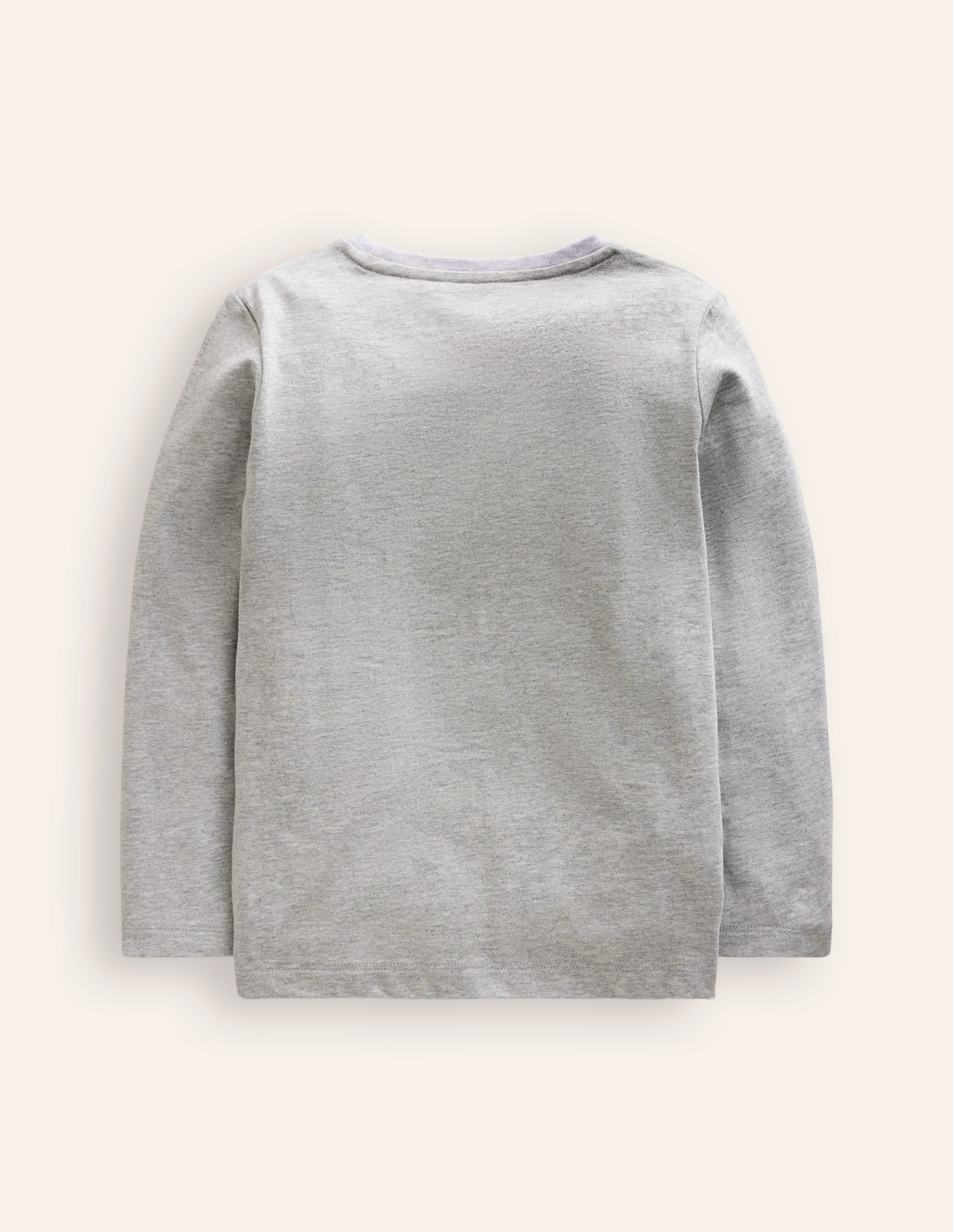 Boucle Detail T-shirt-Grey Marl Diggers - Image 2