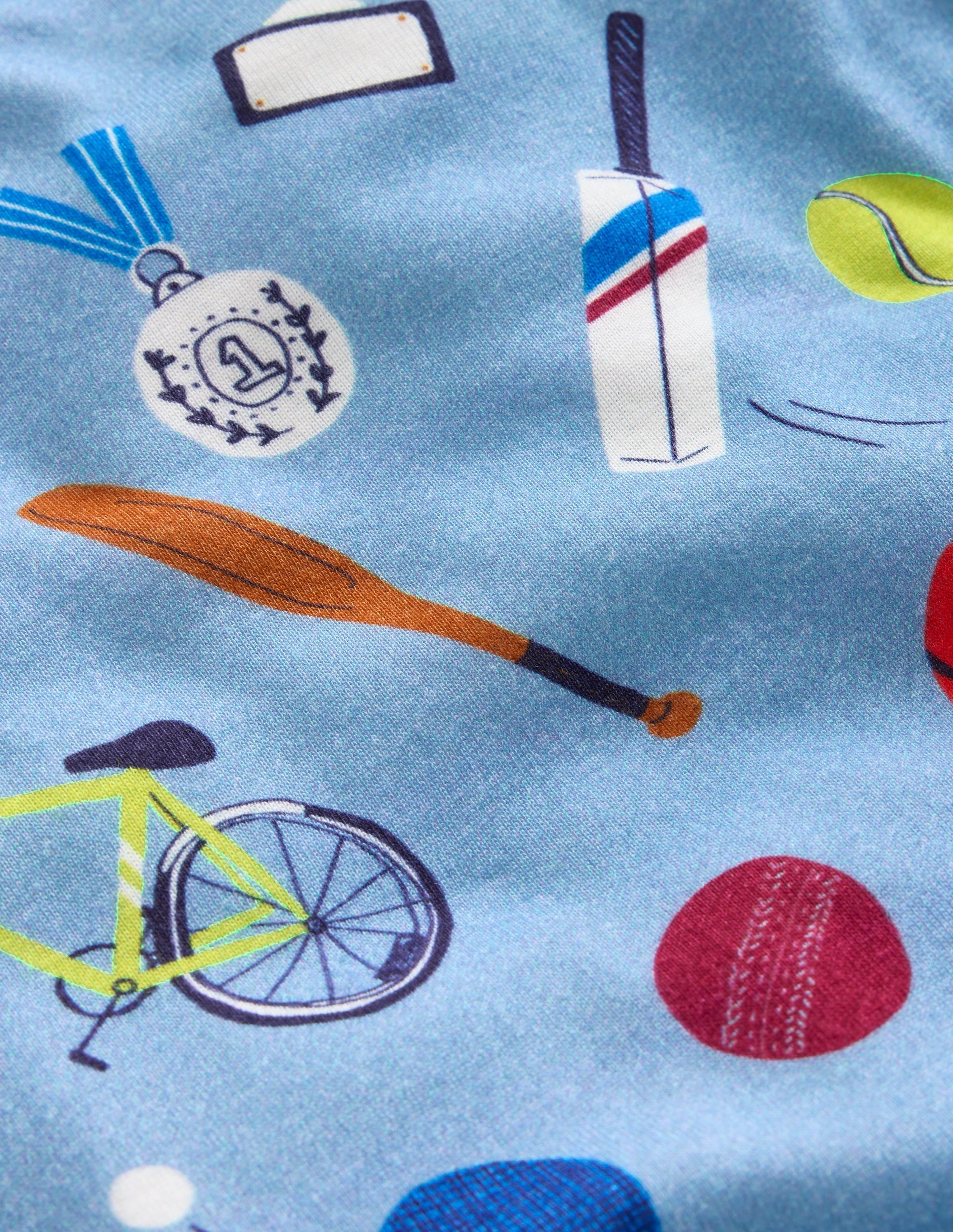 Snug Glow-In-The-Dark Pyjamas-Blue Sport - Image 3