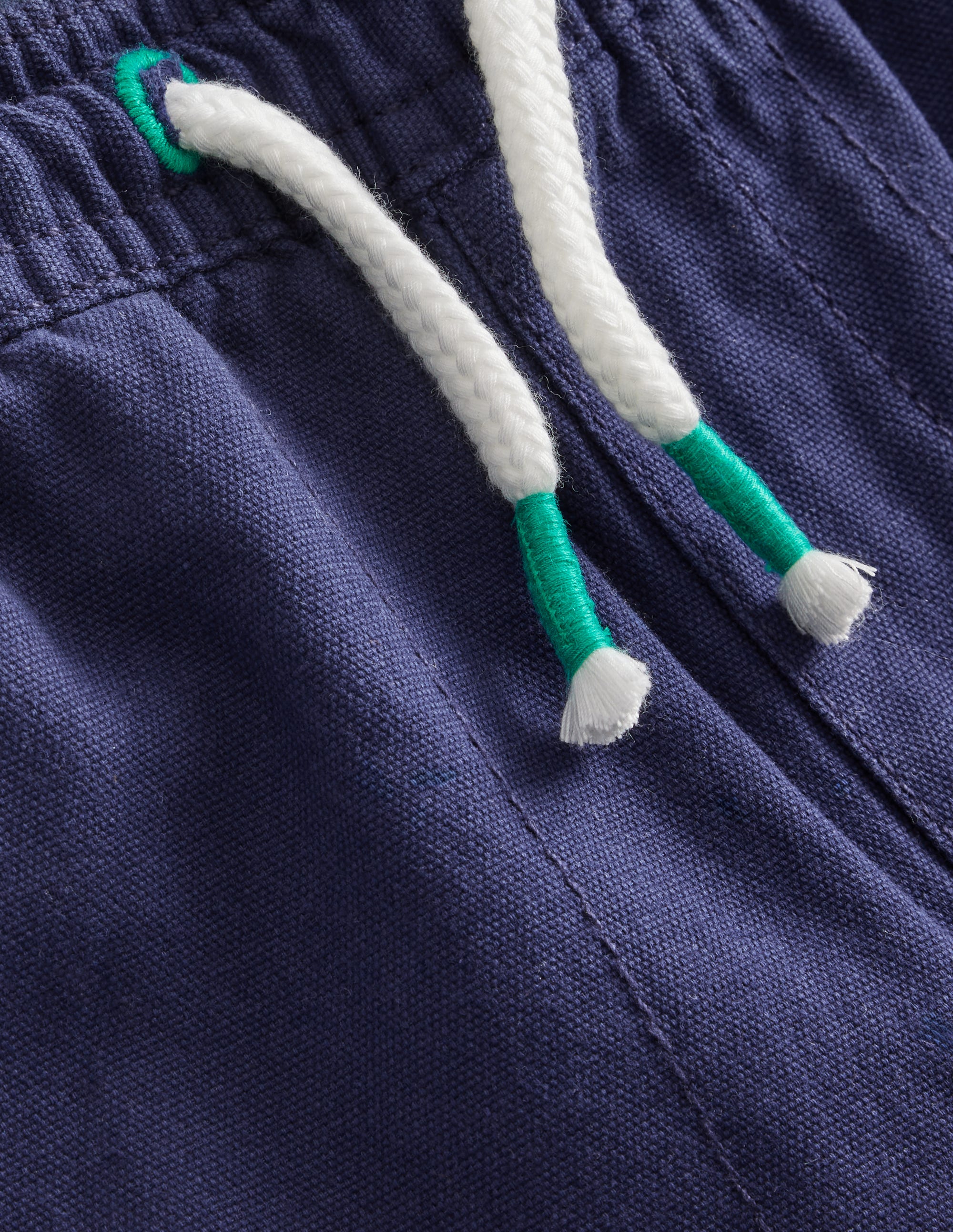 Pull-on Drawstring Shorts-College Navy - Image 3
