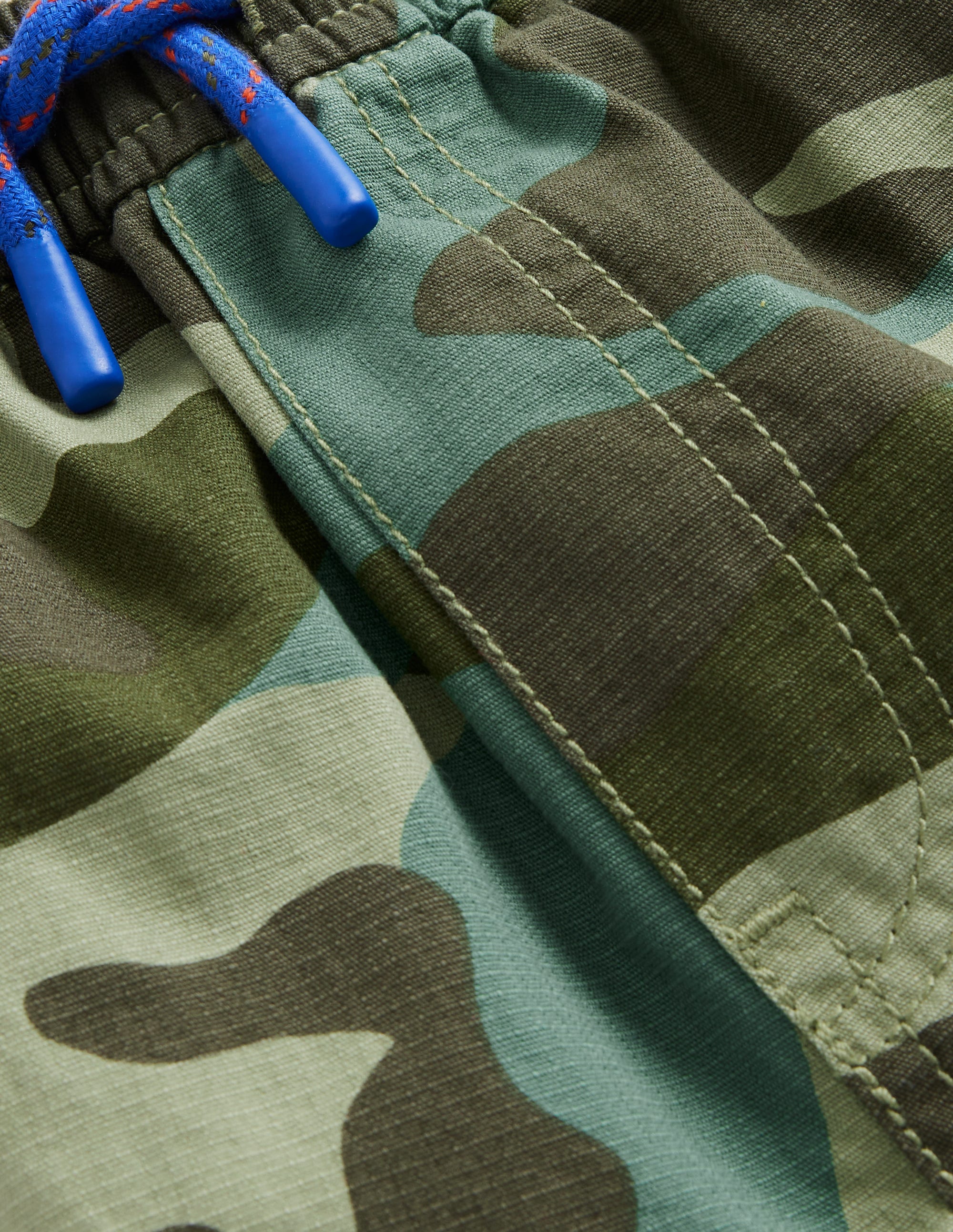 Cargo Pull-on Trousers-Rosemary Green Camo - Image 3