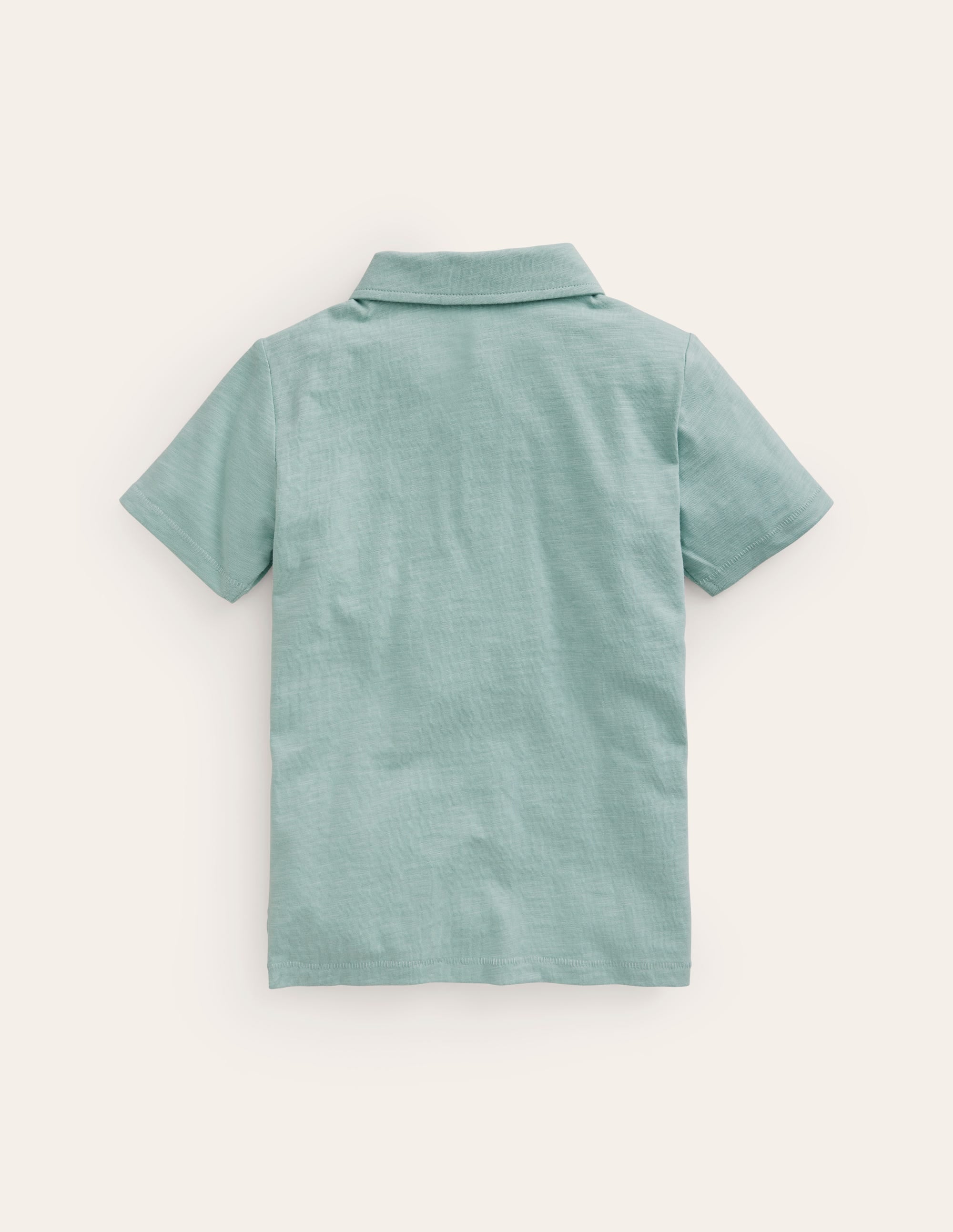 Slub Polo Shirt-Georgian Blue - Image 2