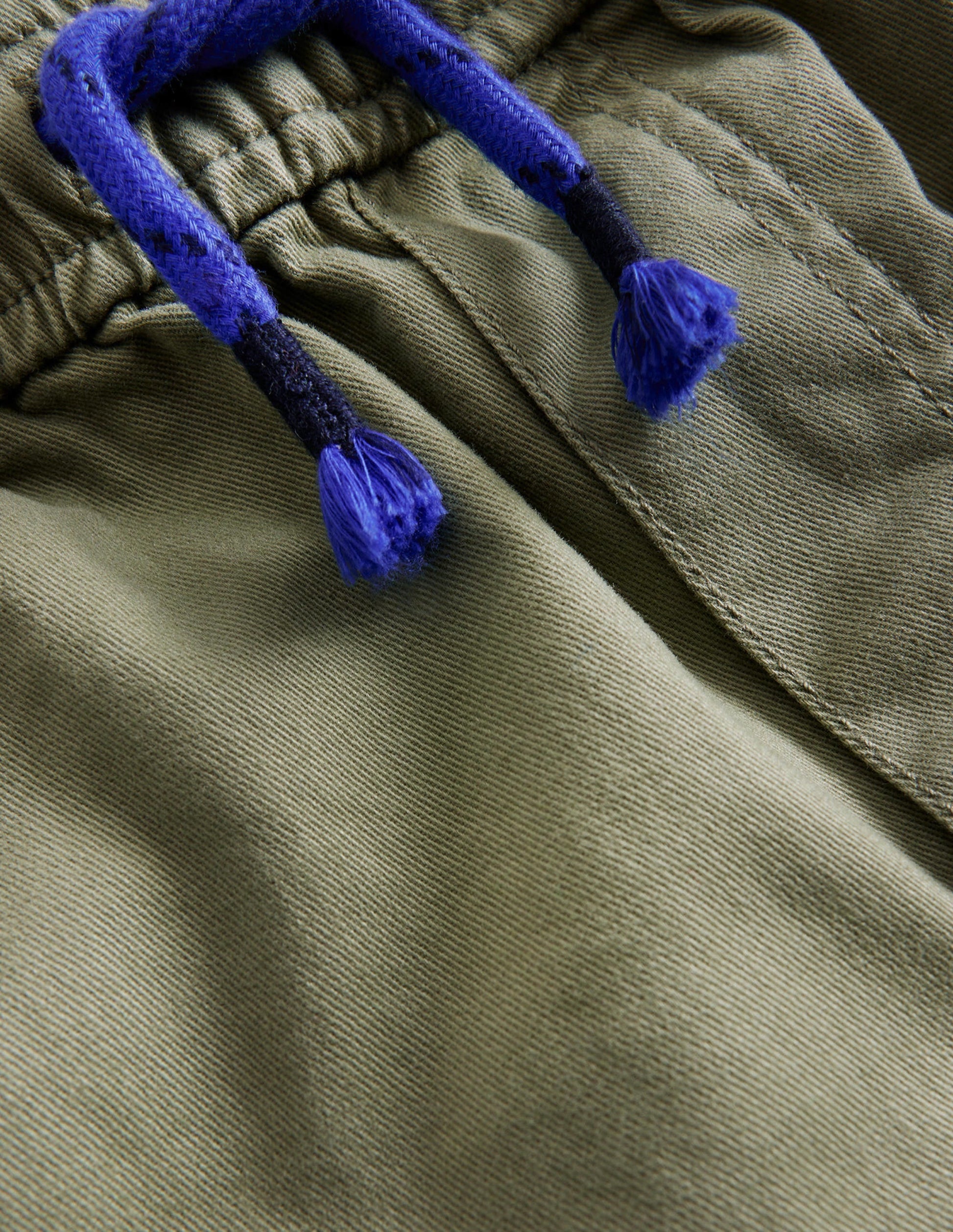 Slim Pull-On Trousers-Pottery Green-3