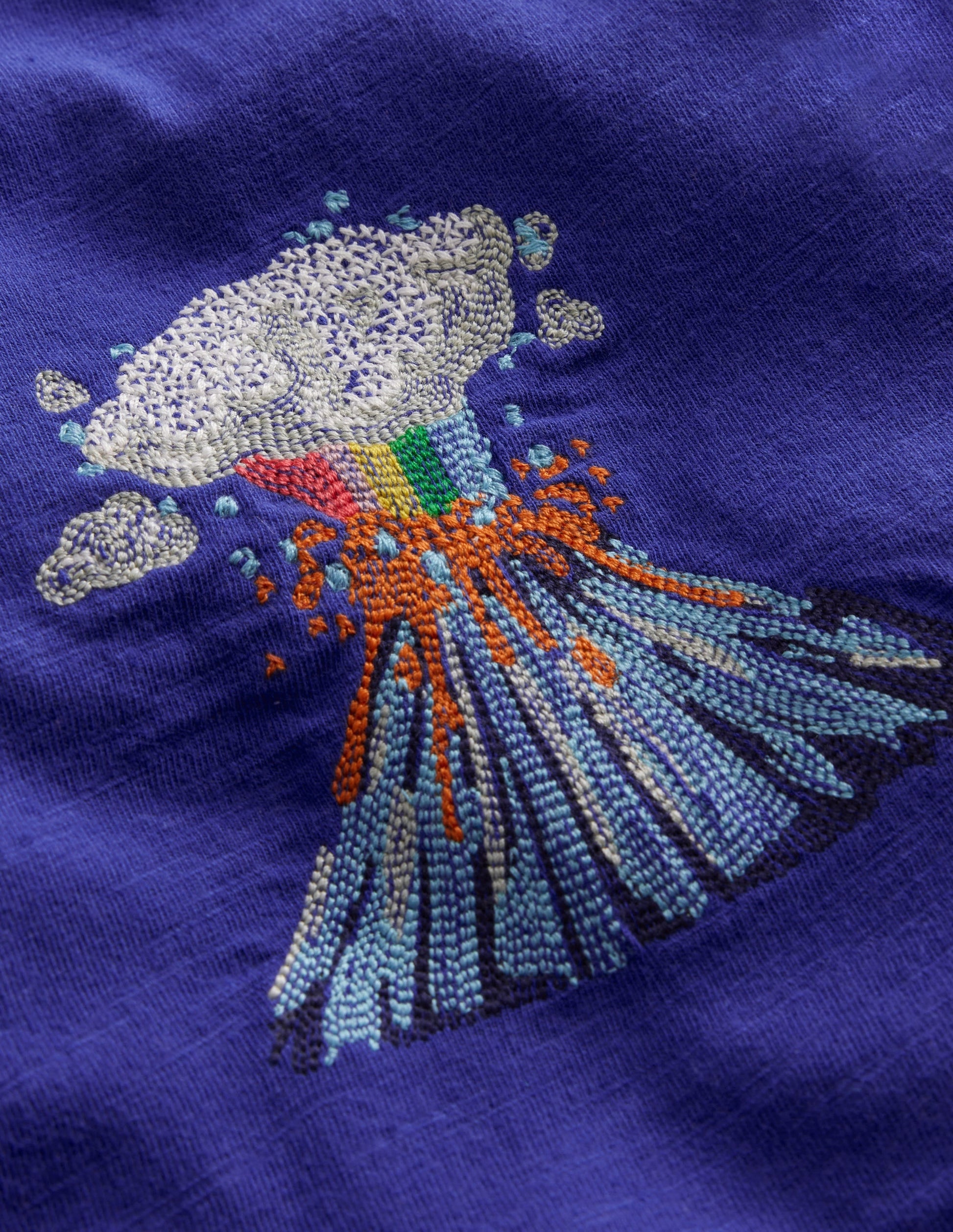 Superstitch Logo T-Shirt-Blue Heron Volcano-3