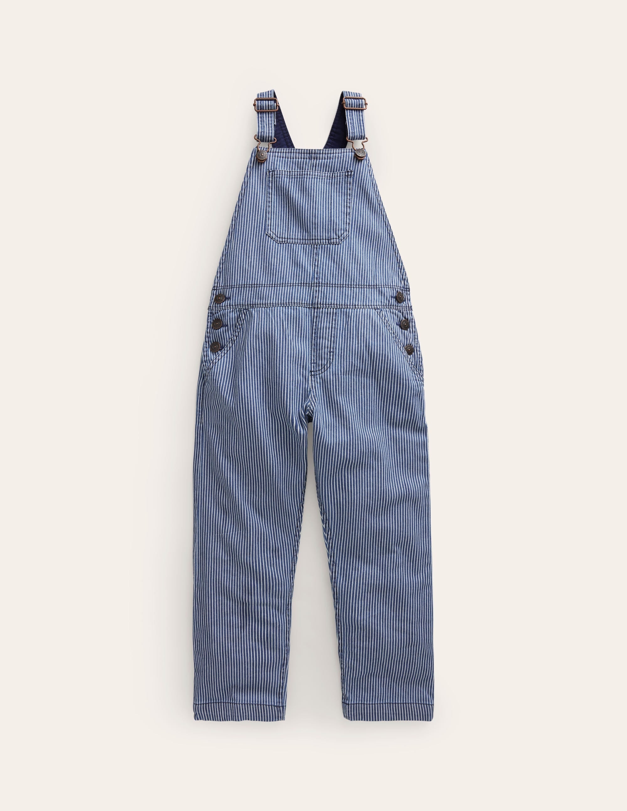 Ticking Stripe Dungaree-Classic Ticking Stripe - Image 1