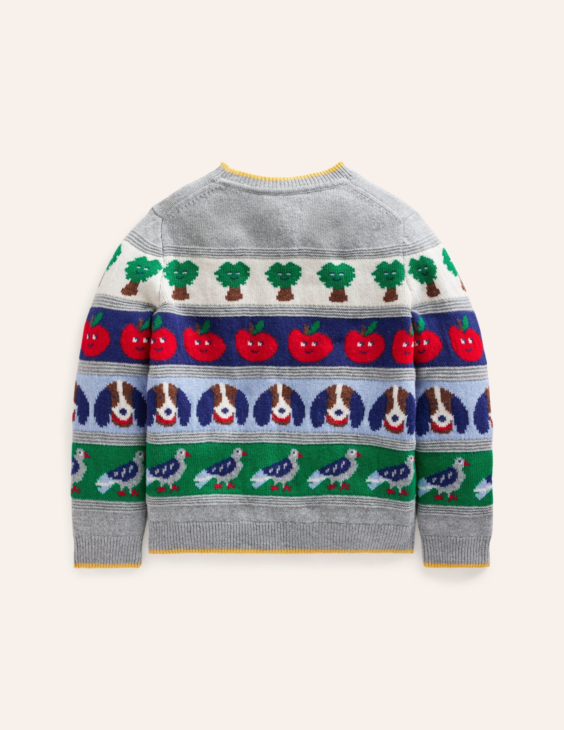 Fair Isle Jumper-Multi Animals-2