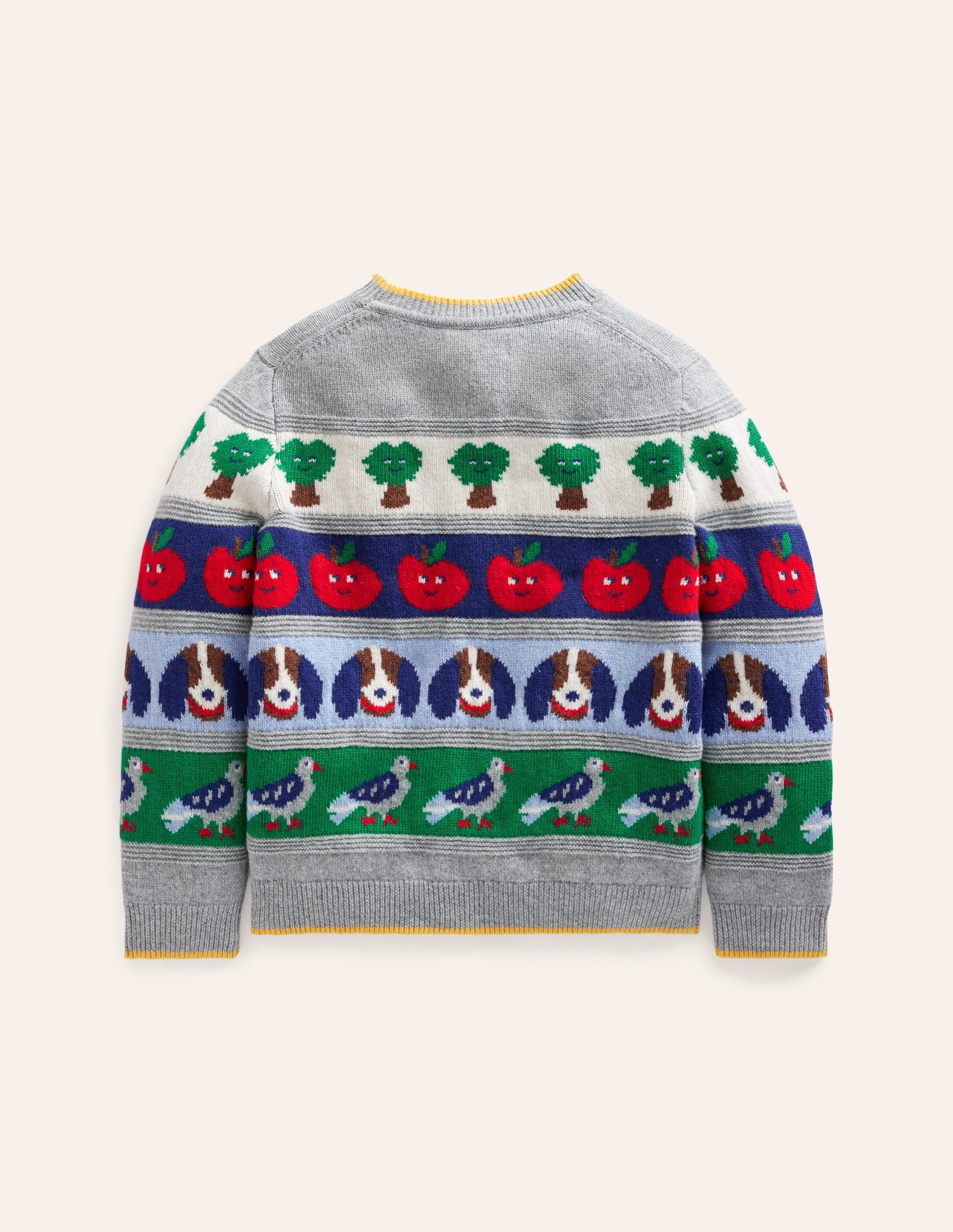 Fair Isle Jumper-Multi Animals - Image 2