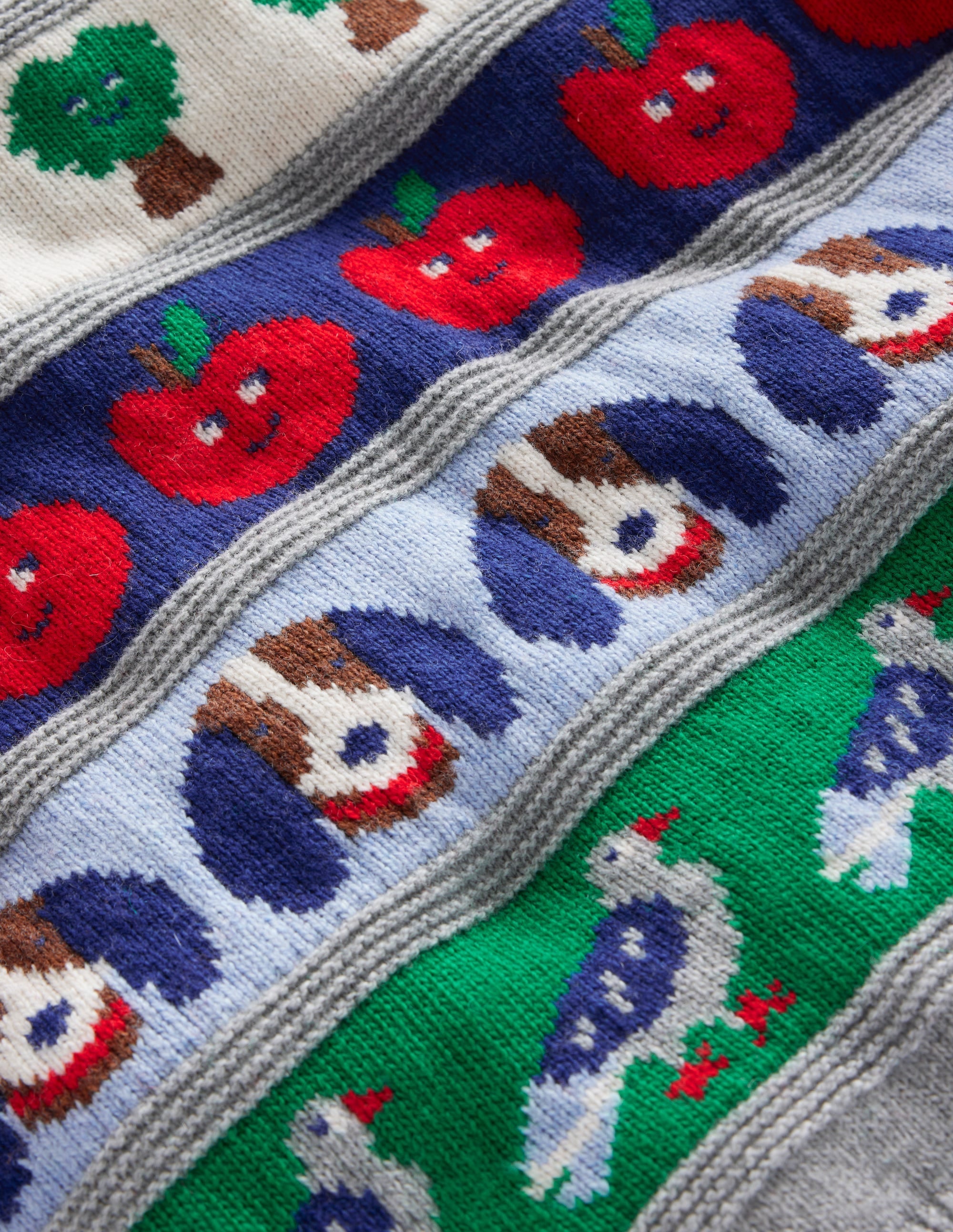 Fair Isle Jumper-Multi Animals - Image 3