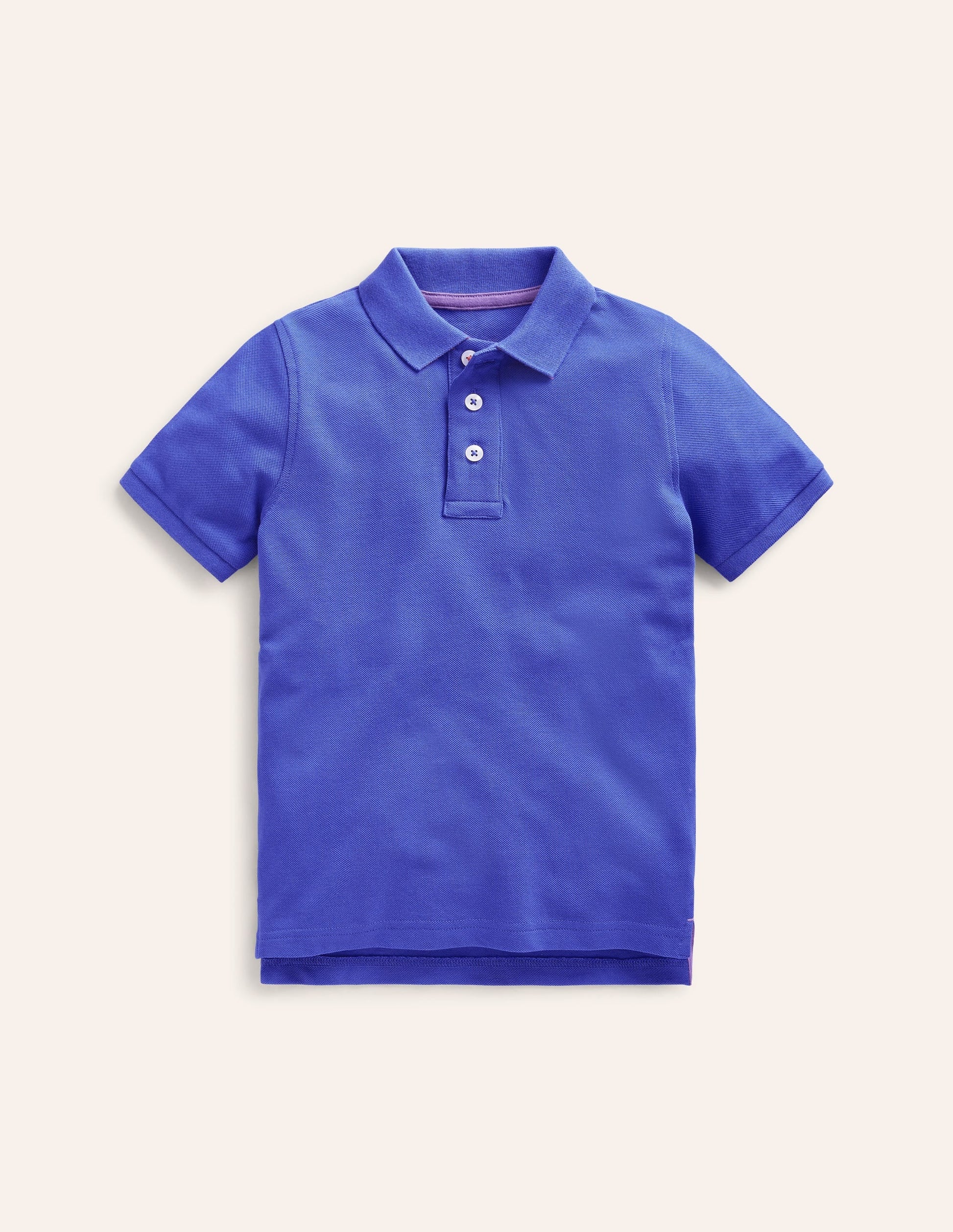 Piqué Polo Shirt-Blue Heron-1