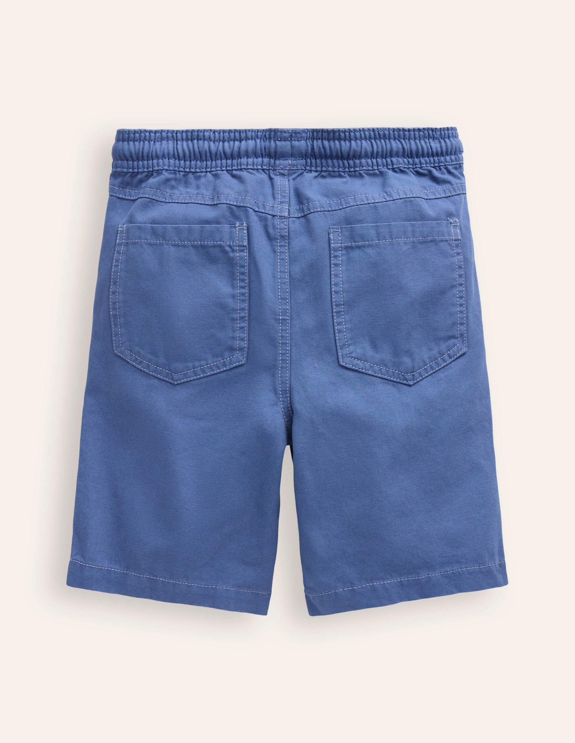 Pull-on Drawstring Shorts-Bluejay-2