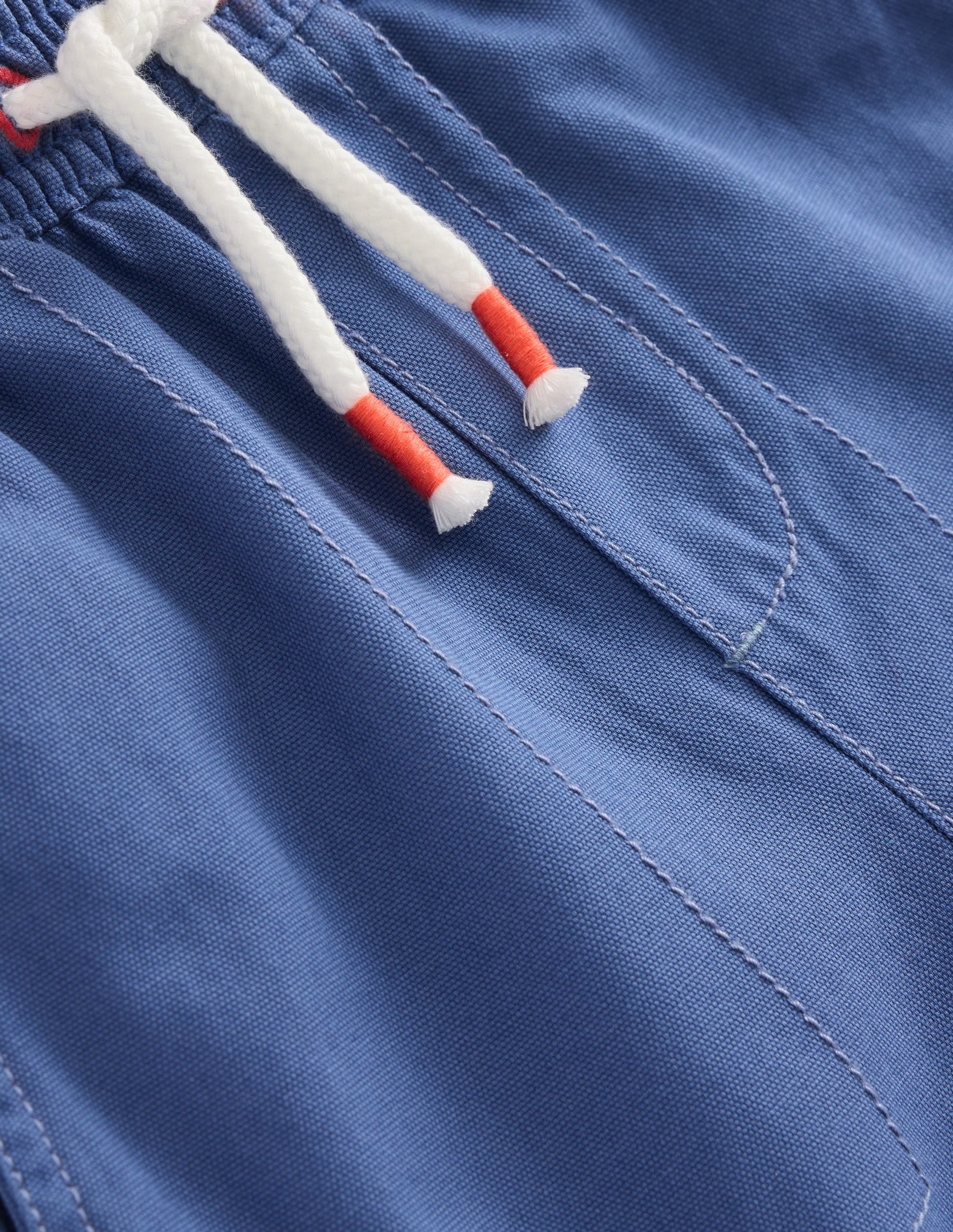 Pull-on Drawstring Shorts-Bluejay-3