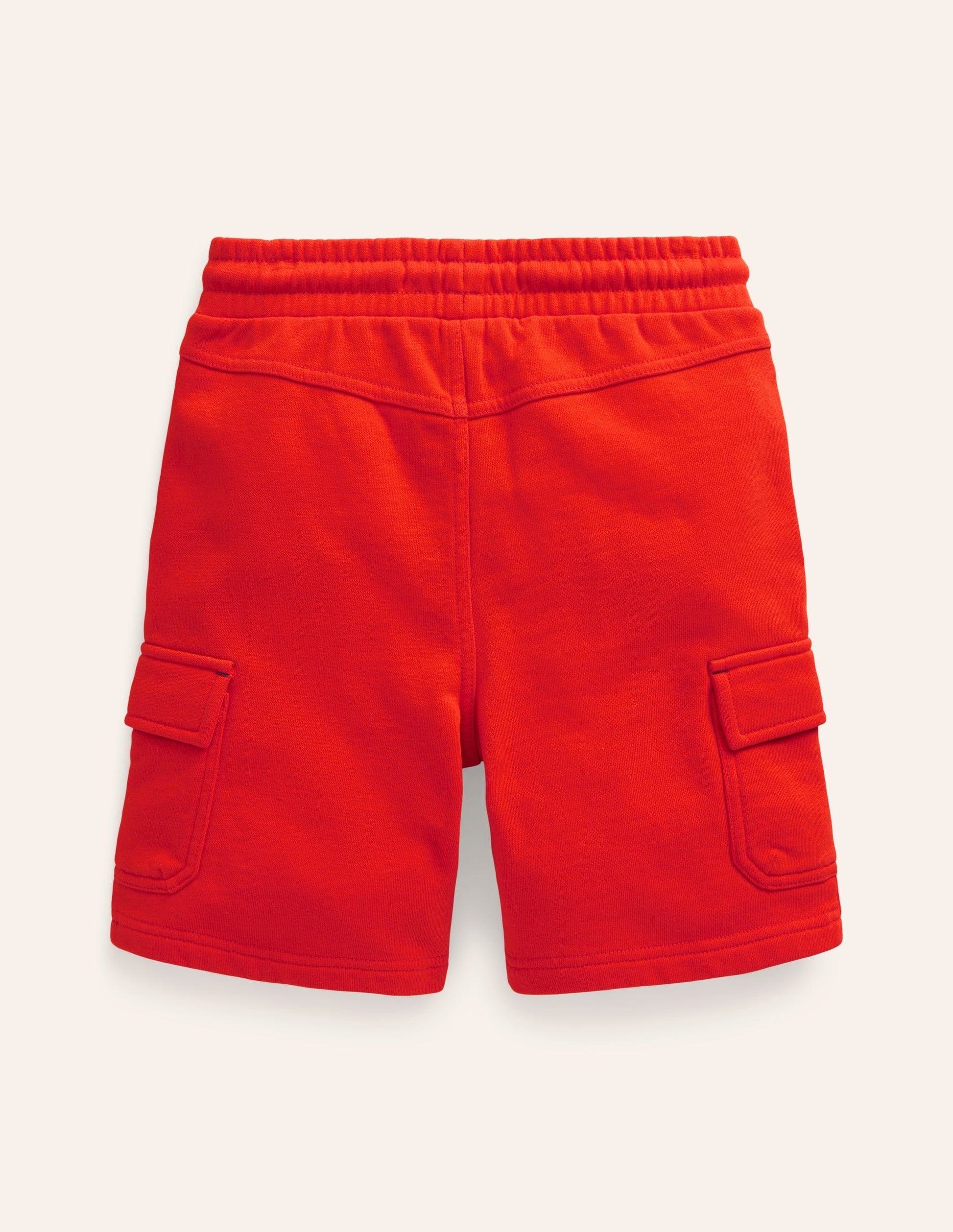 Jersey Cargo Short-Firecracker Red-2