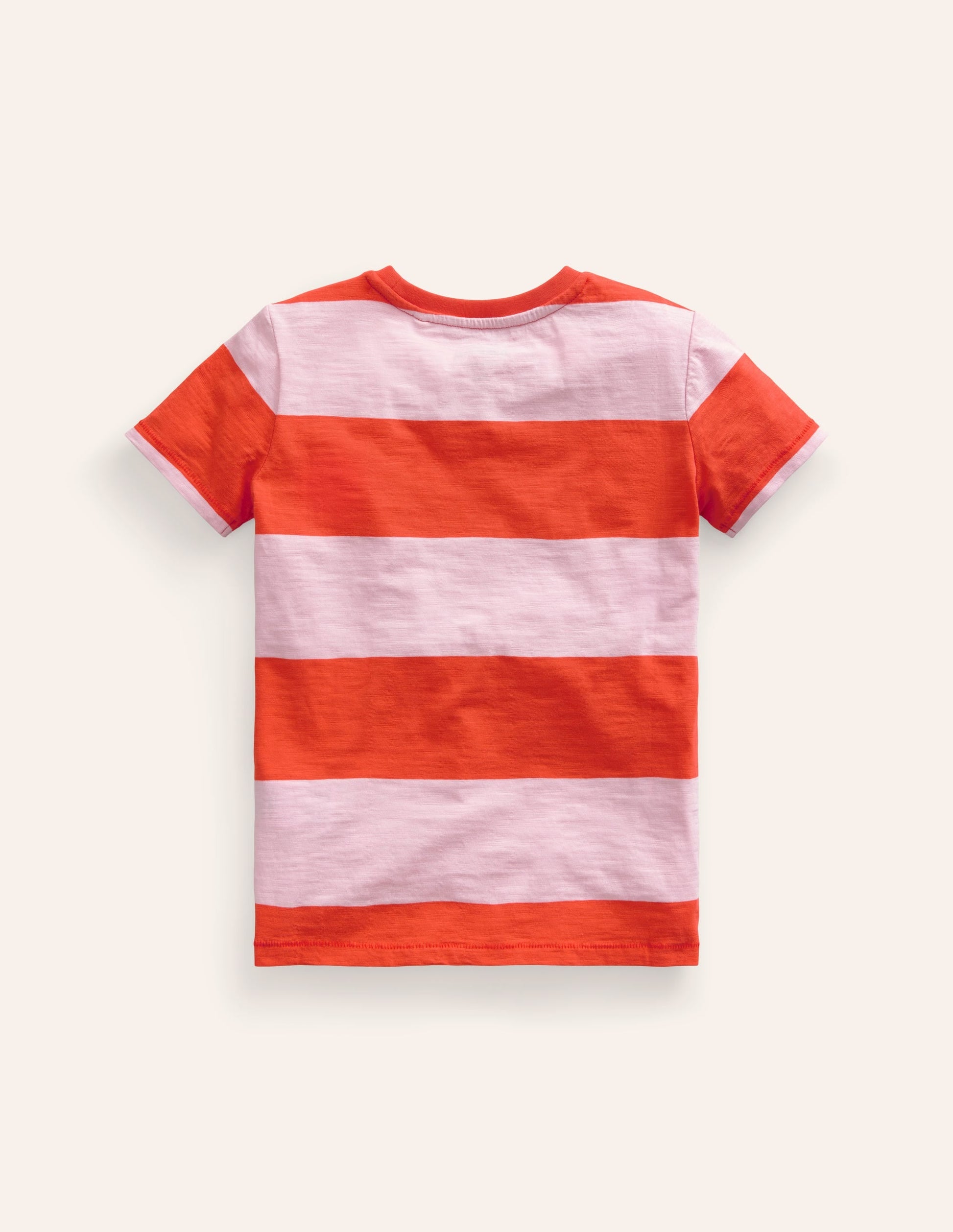 Washed Slub T-shirt-Firecracker/Formica Pink-2