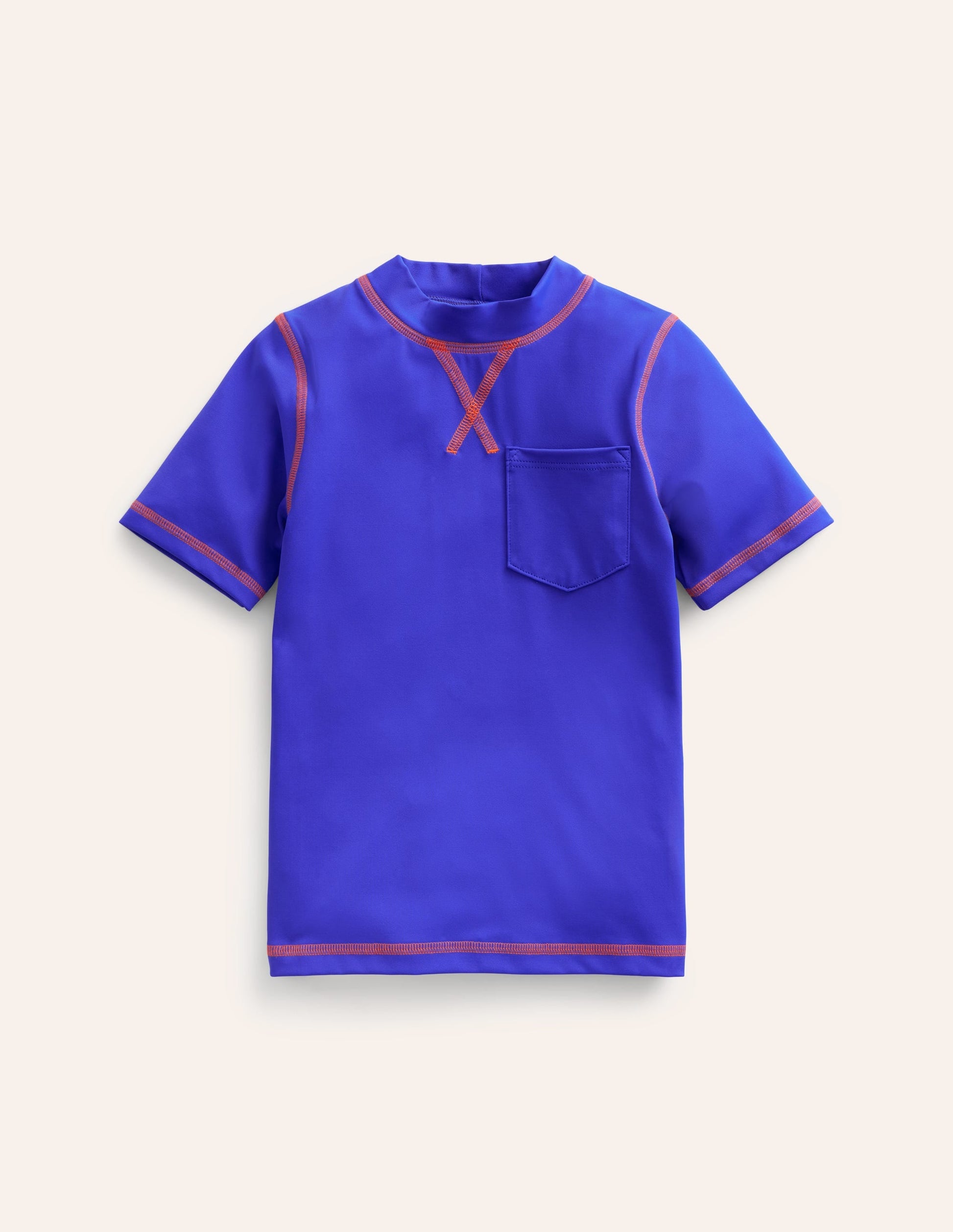 Short Sleeve Rash Vest-Blue Heron-1