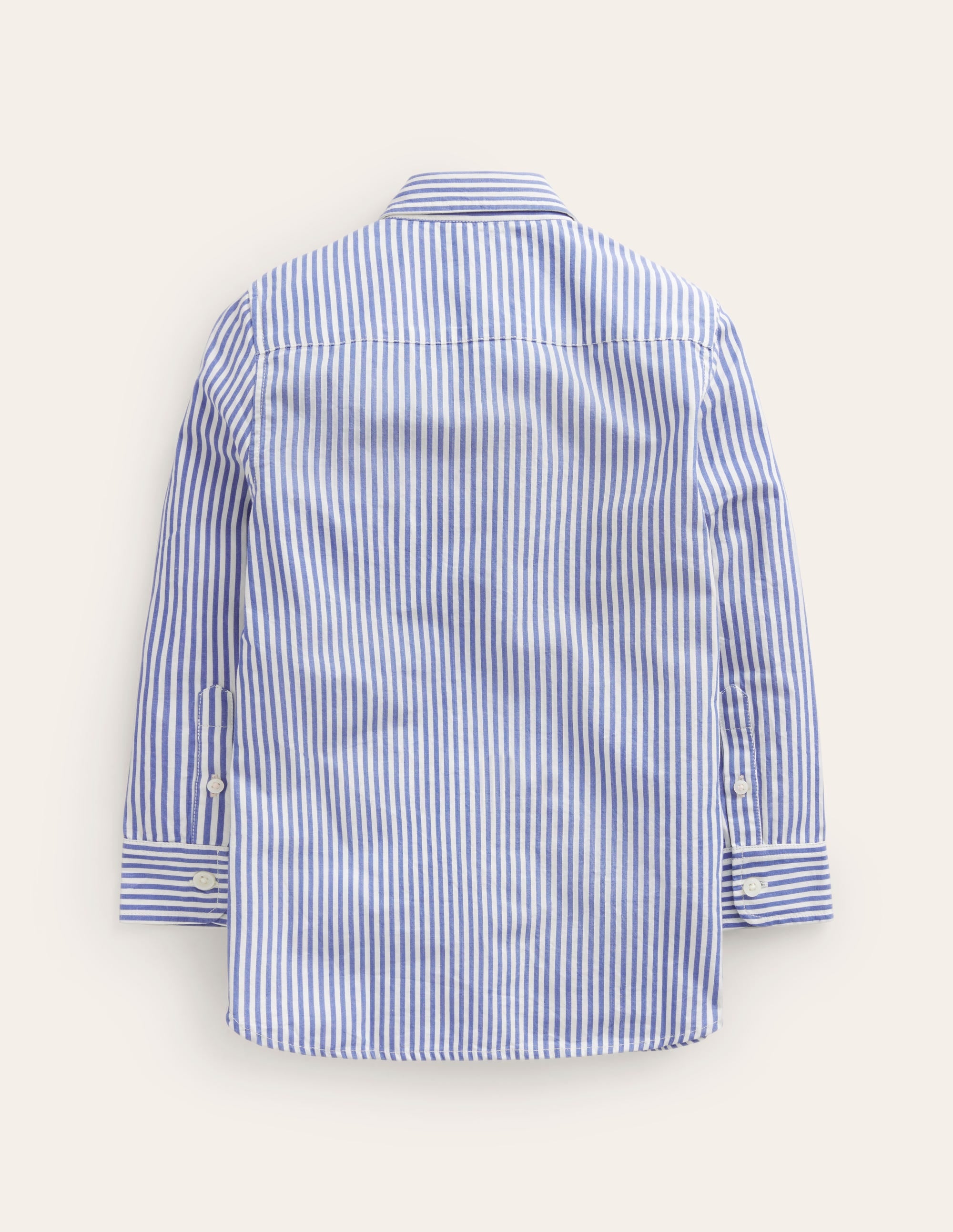 Cotton Shirt-Bluejay/Ivory Stripe - Image 2