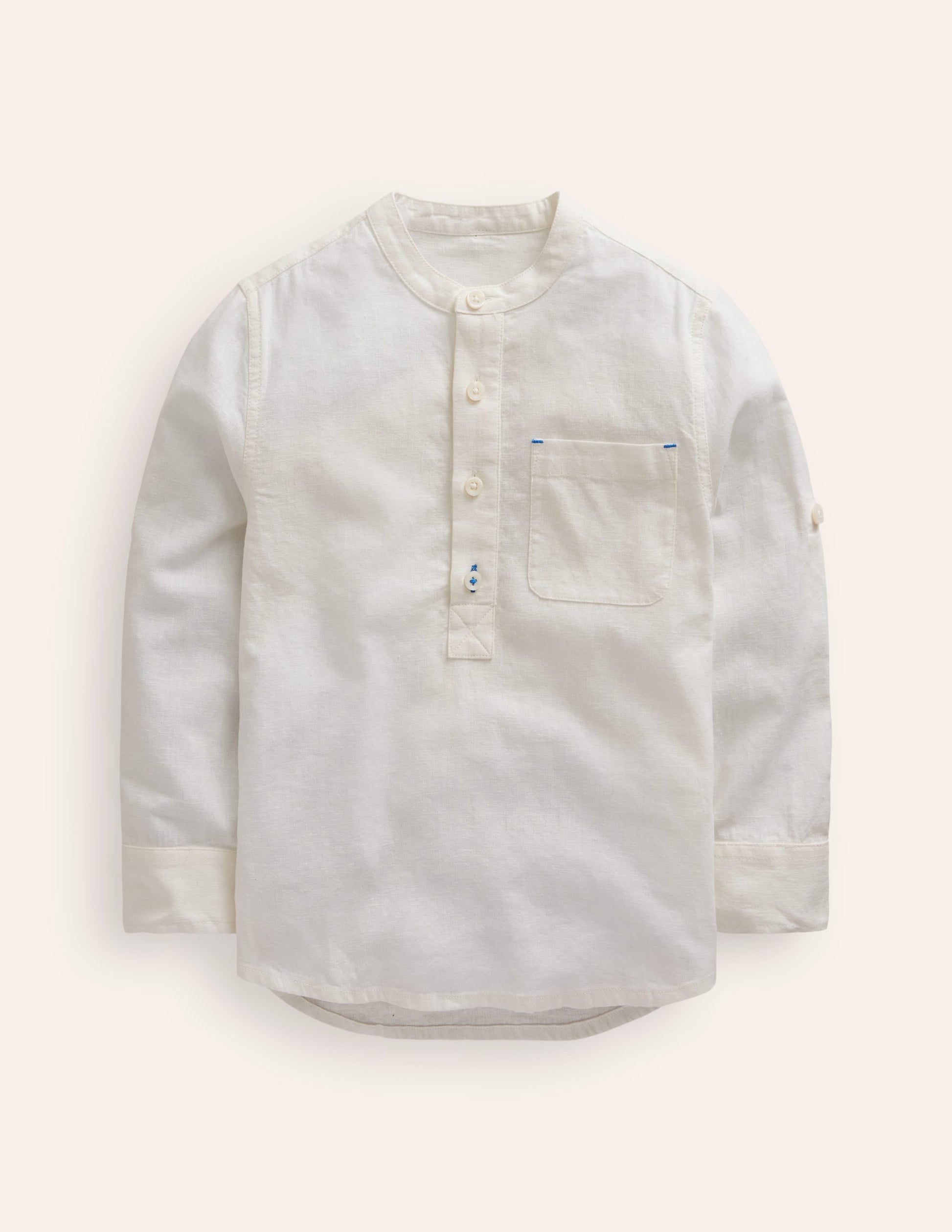 Grandad Shirt-White-1