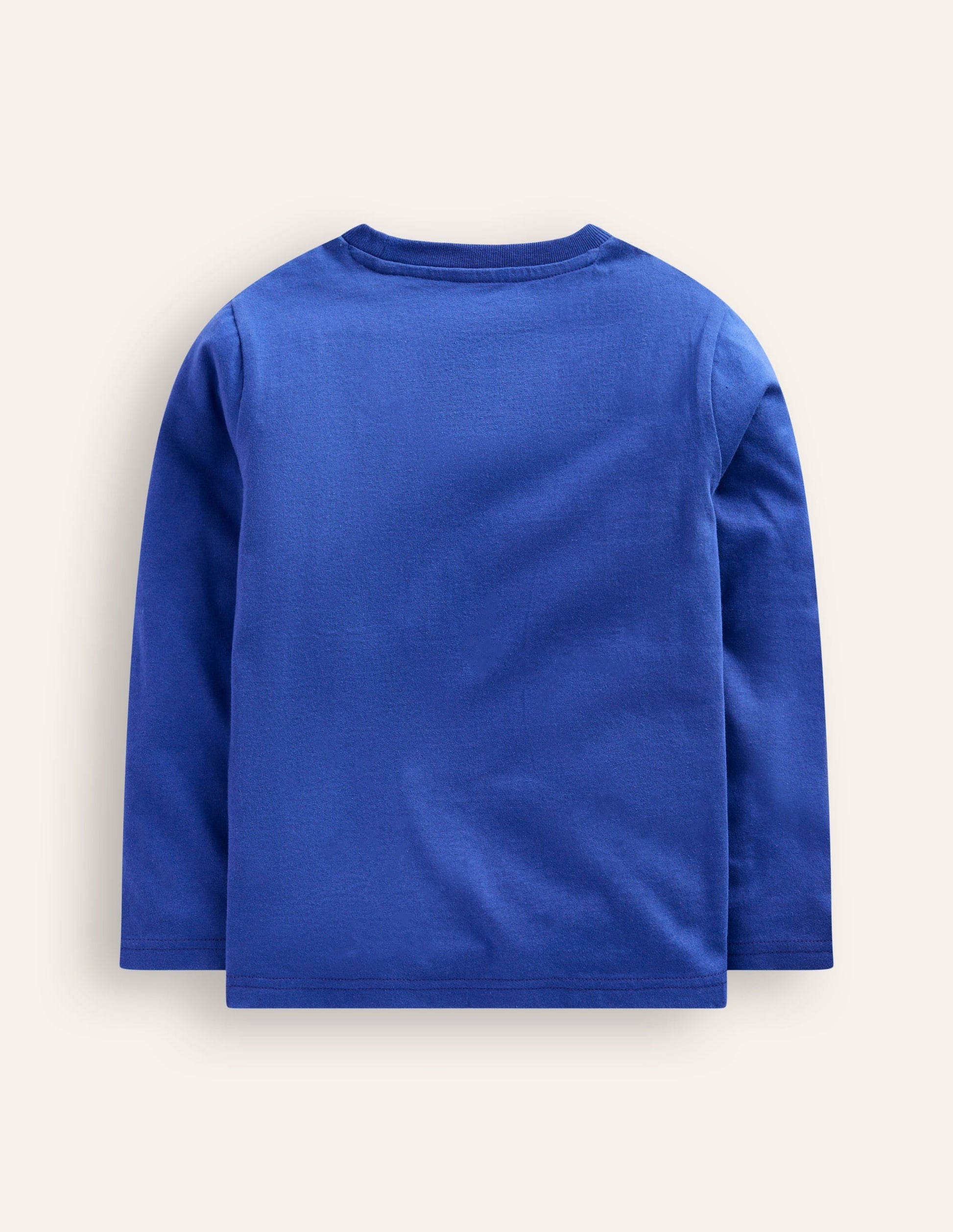 Fun Superstitch Grid T-Shirt-Sapphire Blue-2