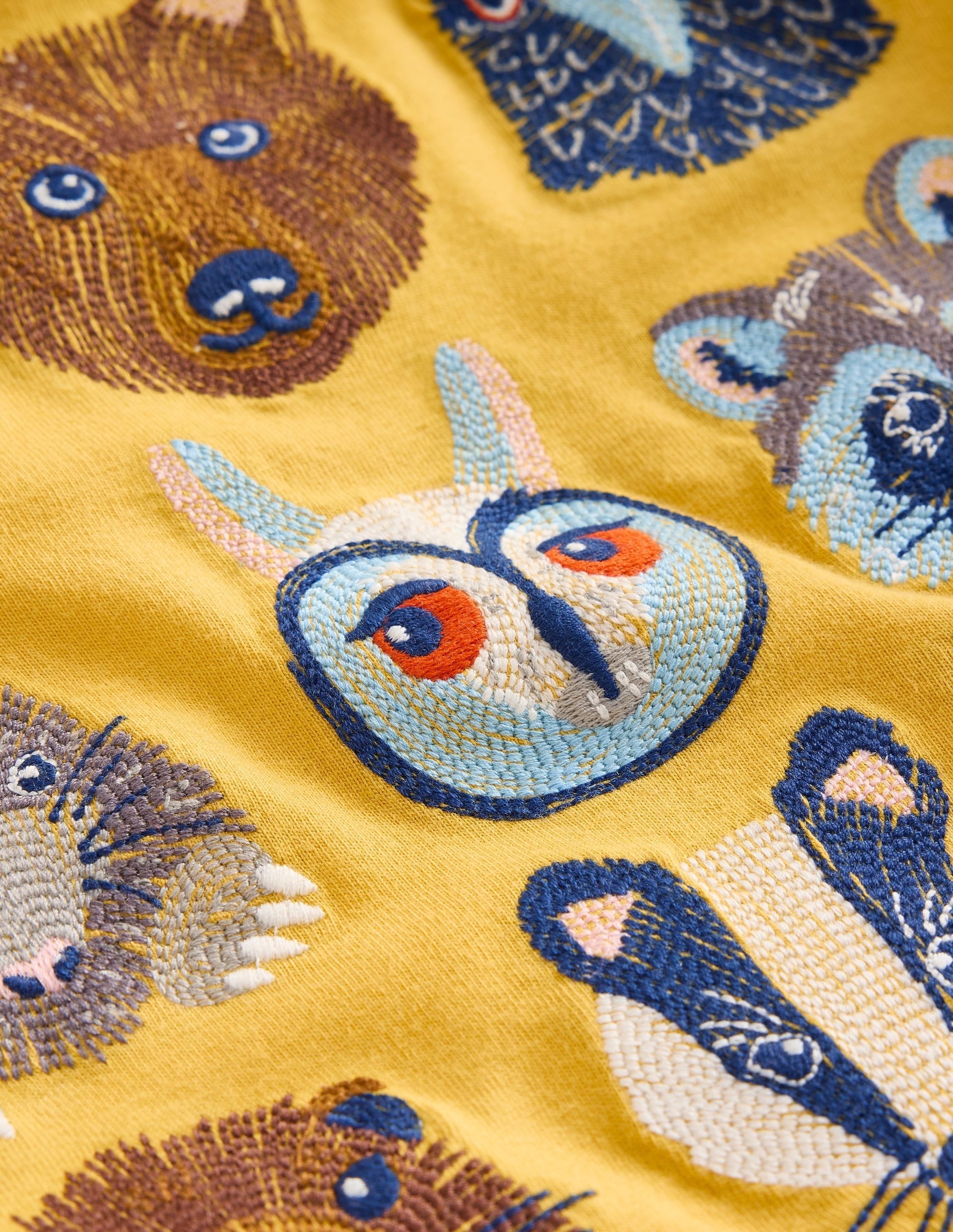 Fun Superstitch Grid T-Shirt-Honeycomb Yellow - Image 3