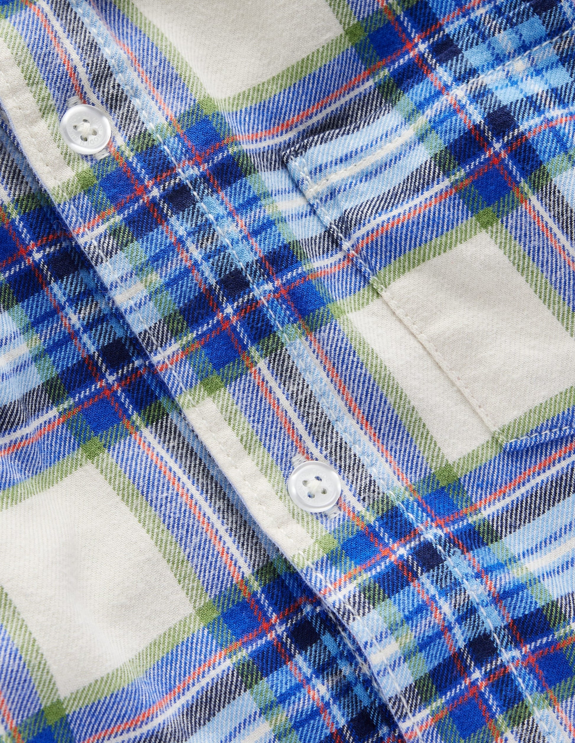 Cosy Cotton Check Shirt-Light Blue Check-3
