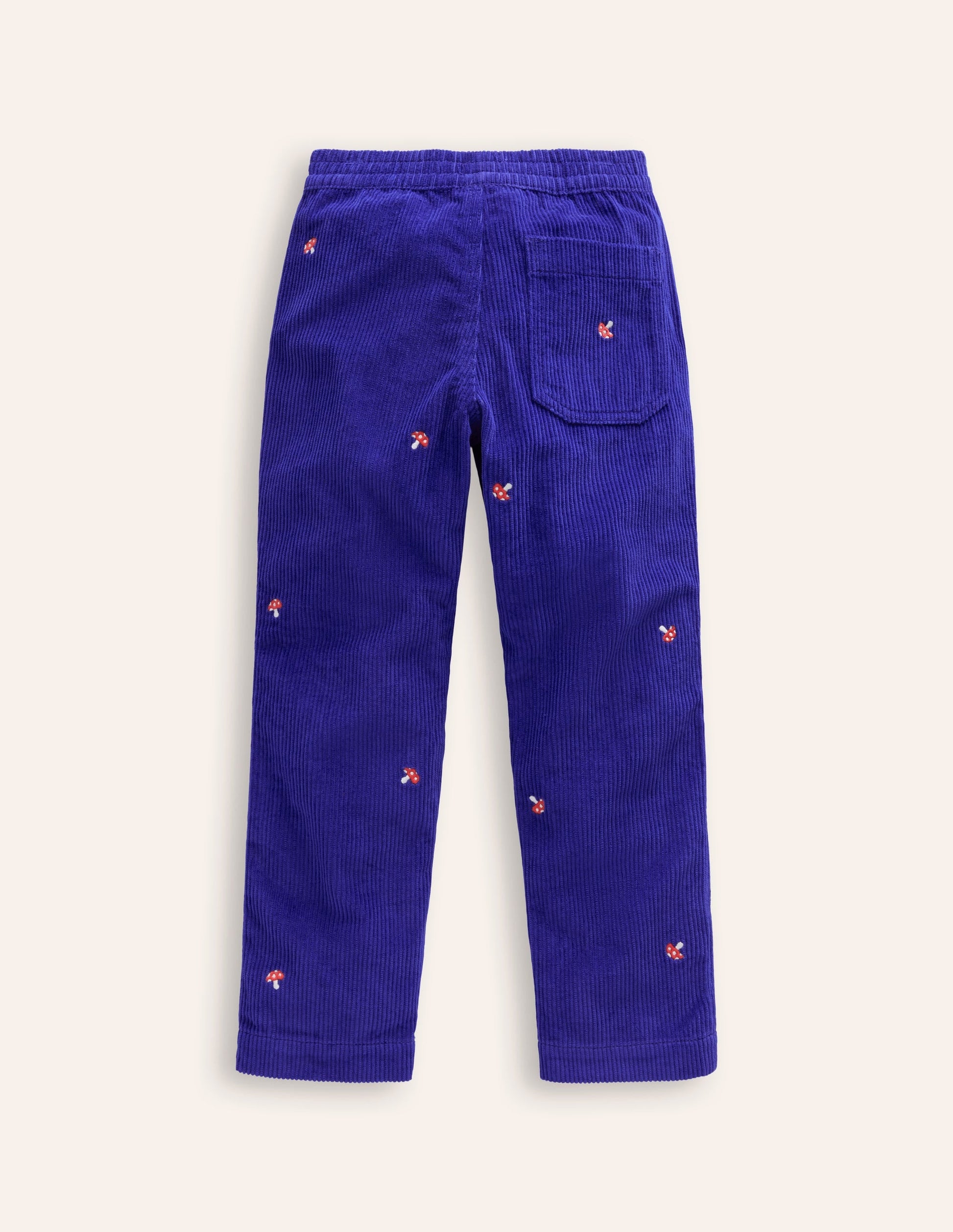 Pull-On Cord Trousers-Sapphire Blue Toadstool-2