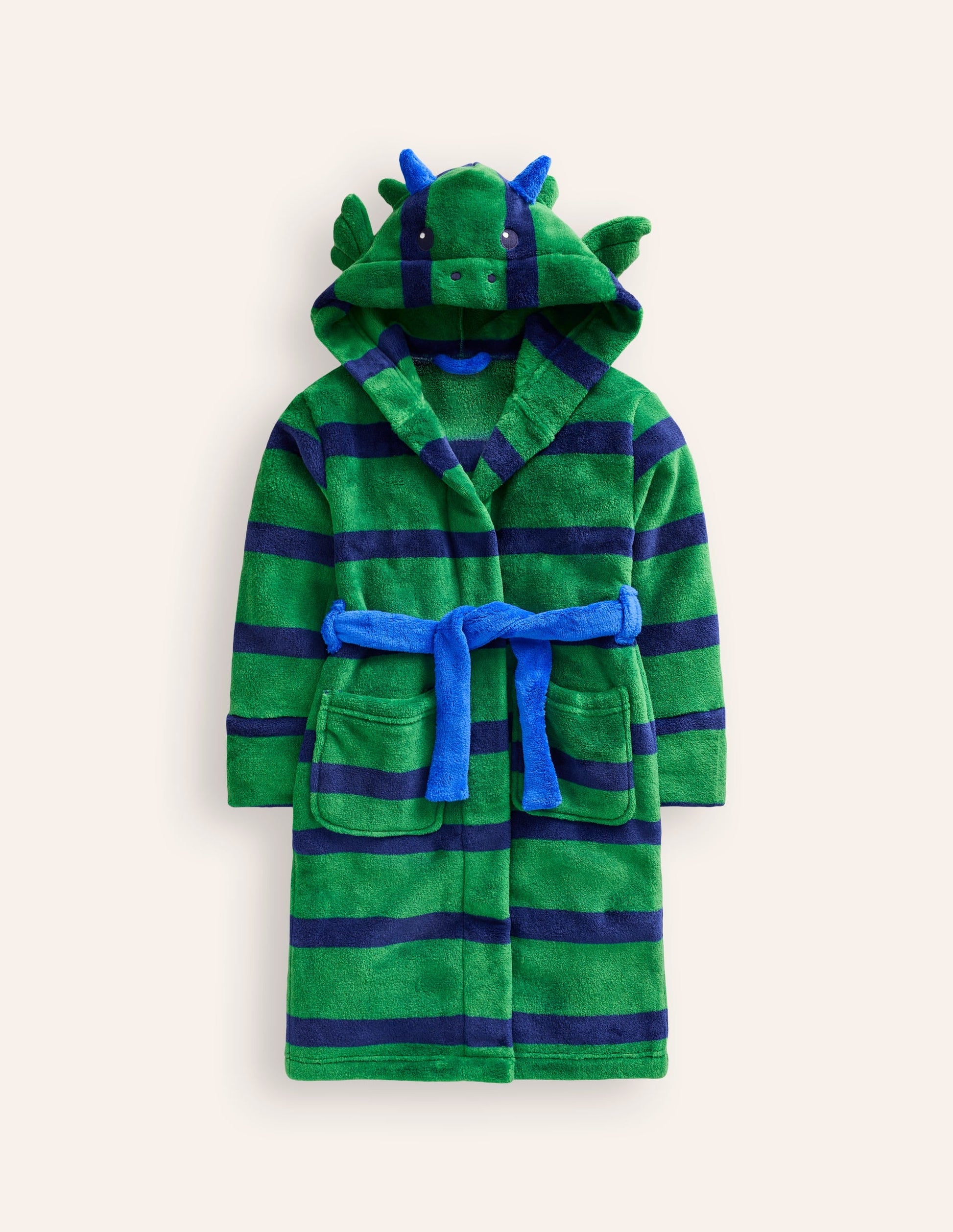 Cosy Novelty Dressing Gown-Green Dragon-1
