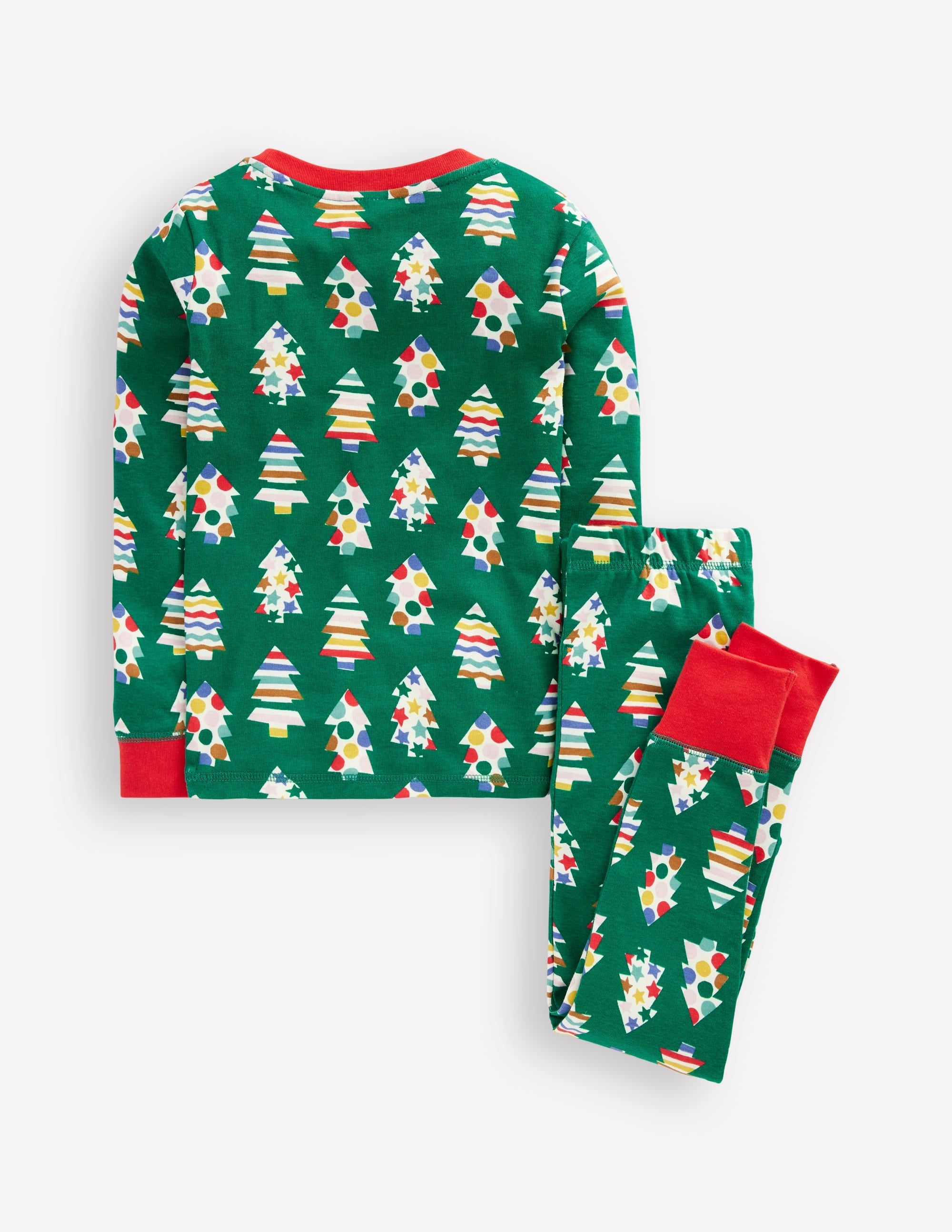 Snug Glow-In-The-Dark Pyjamas-Christmas Trees - Image 2