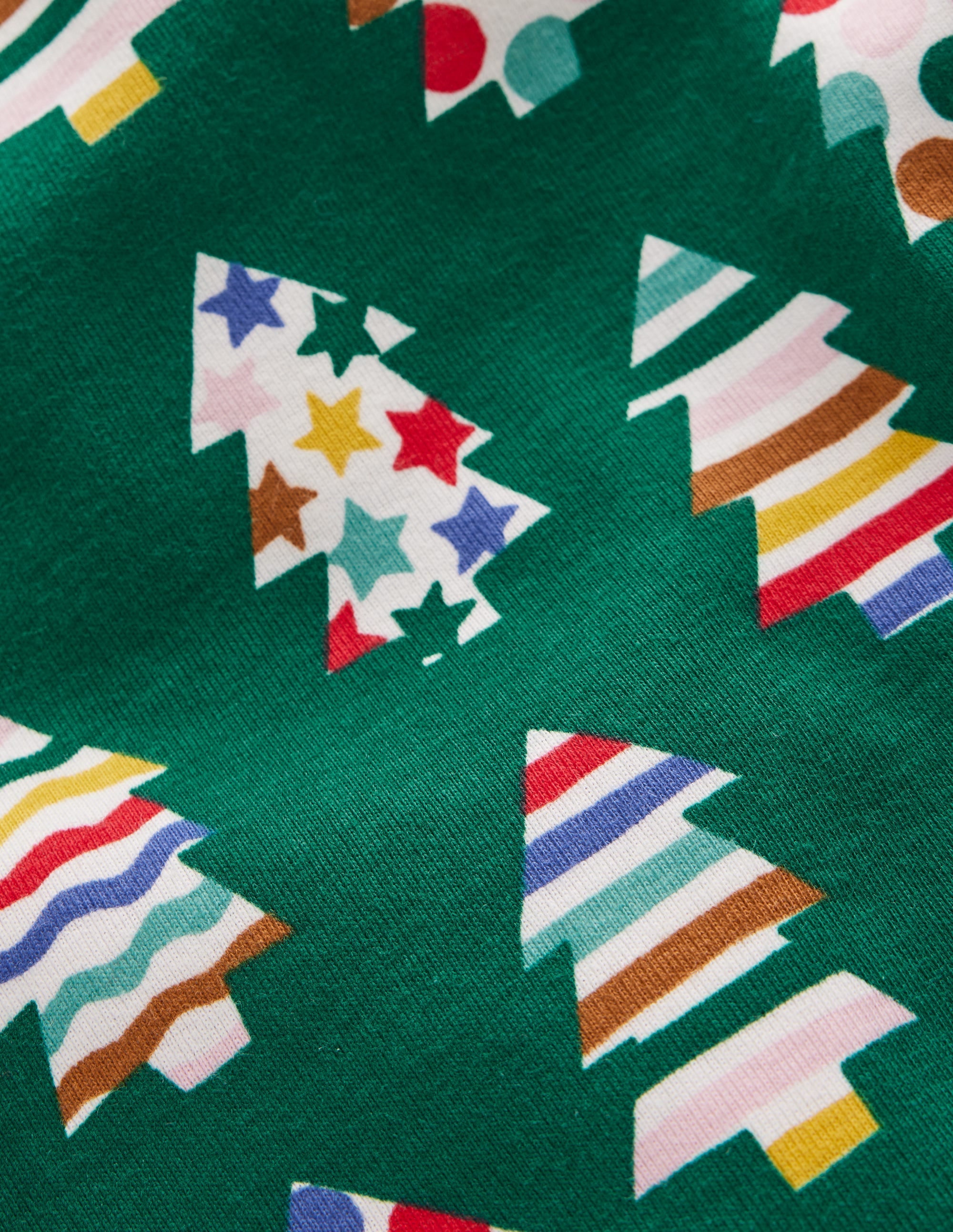 Snug Glow-In-The-Dark Pyjamas-Christmas Trees - Image 3