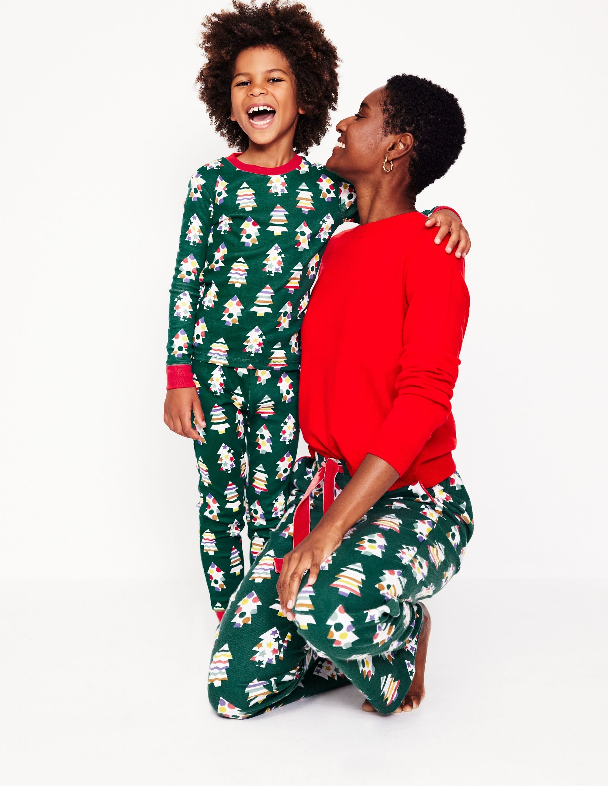 Snug Glow-In-The-Dark Pyjamas-Christmas Trees - Image 5