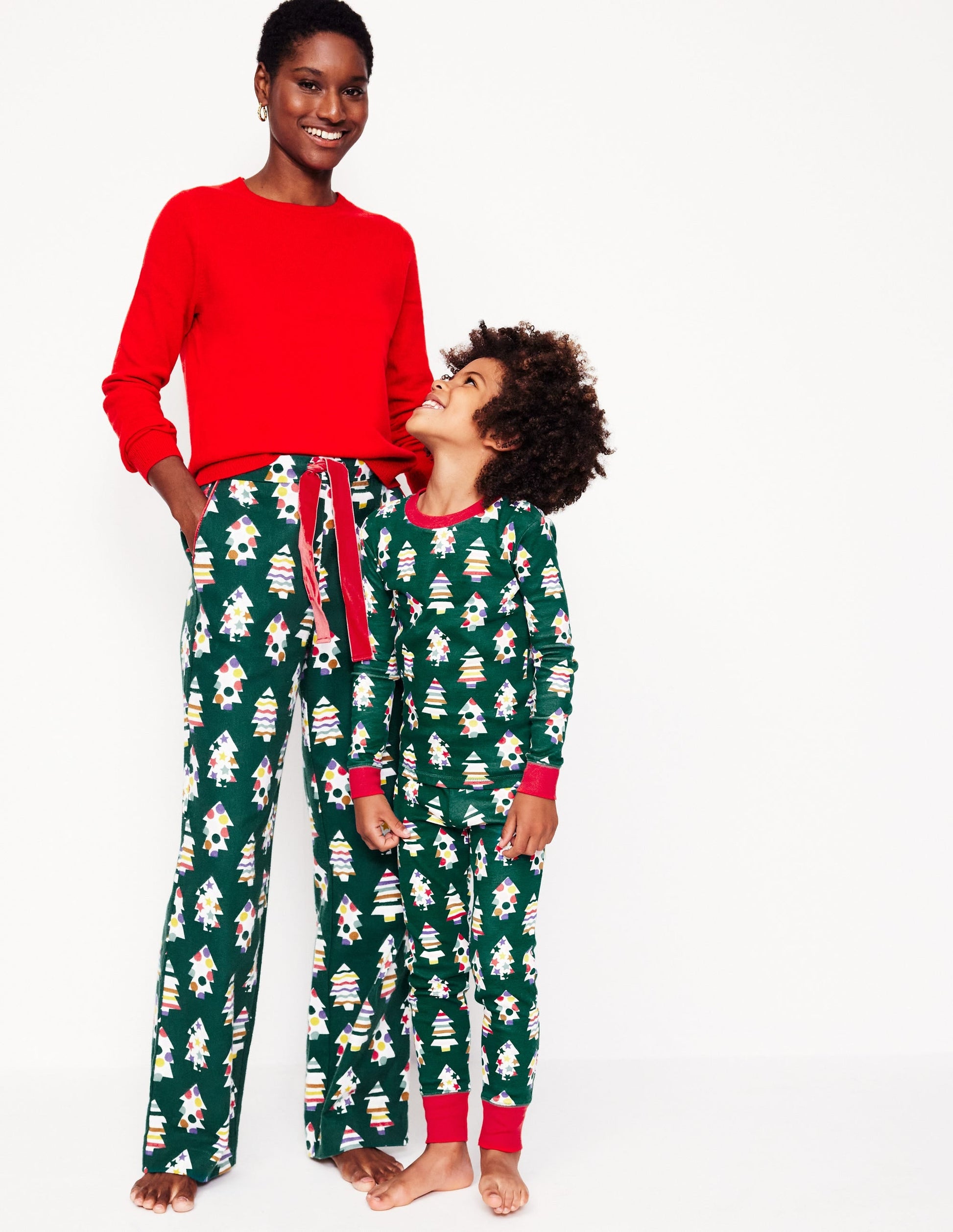 Snug Glow-In-The-Dark Pyjamas-Christmas Trees-6