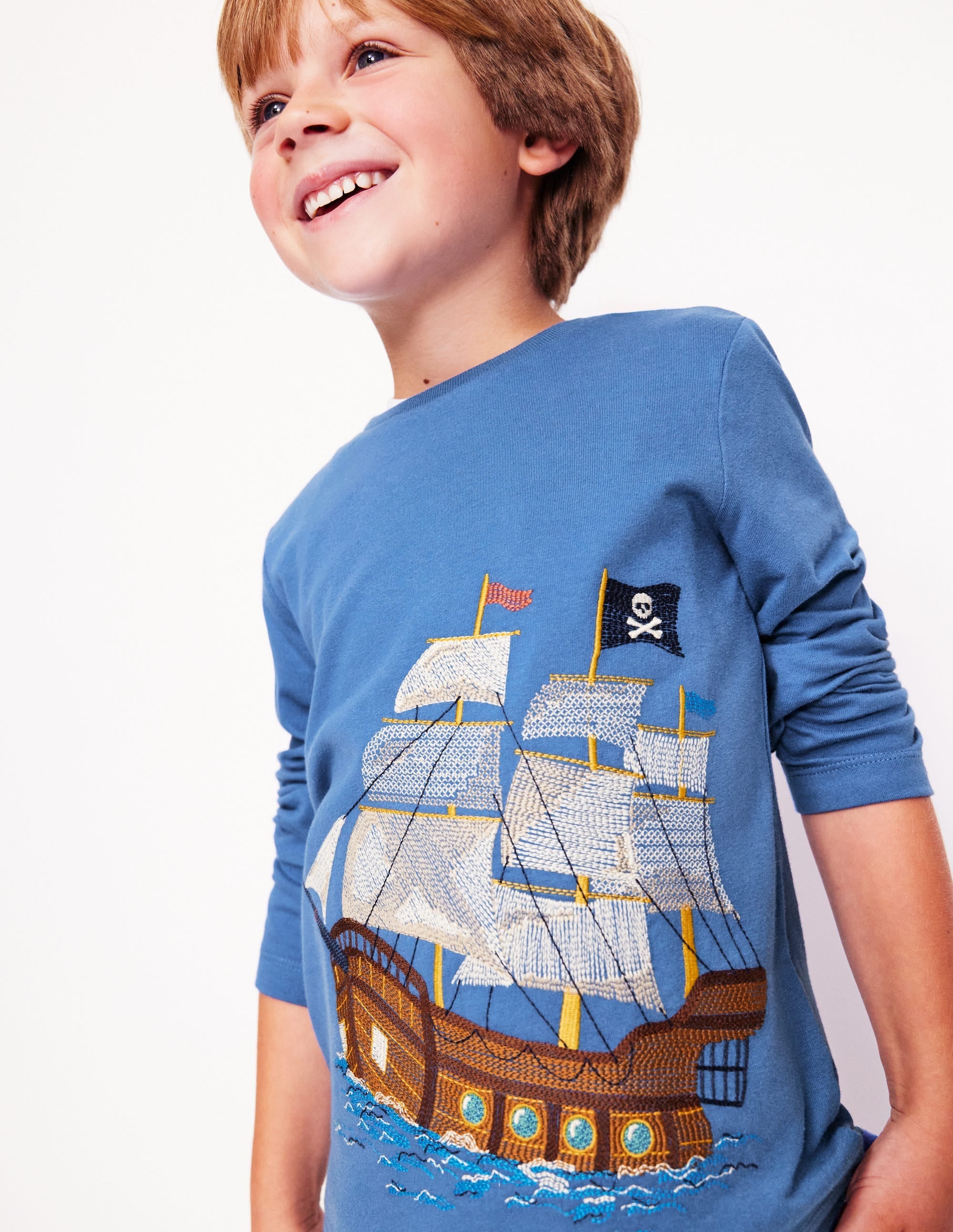 Superstitch T-shirt-Bluejay Pirate ship - Image 6