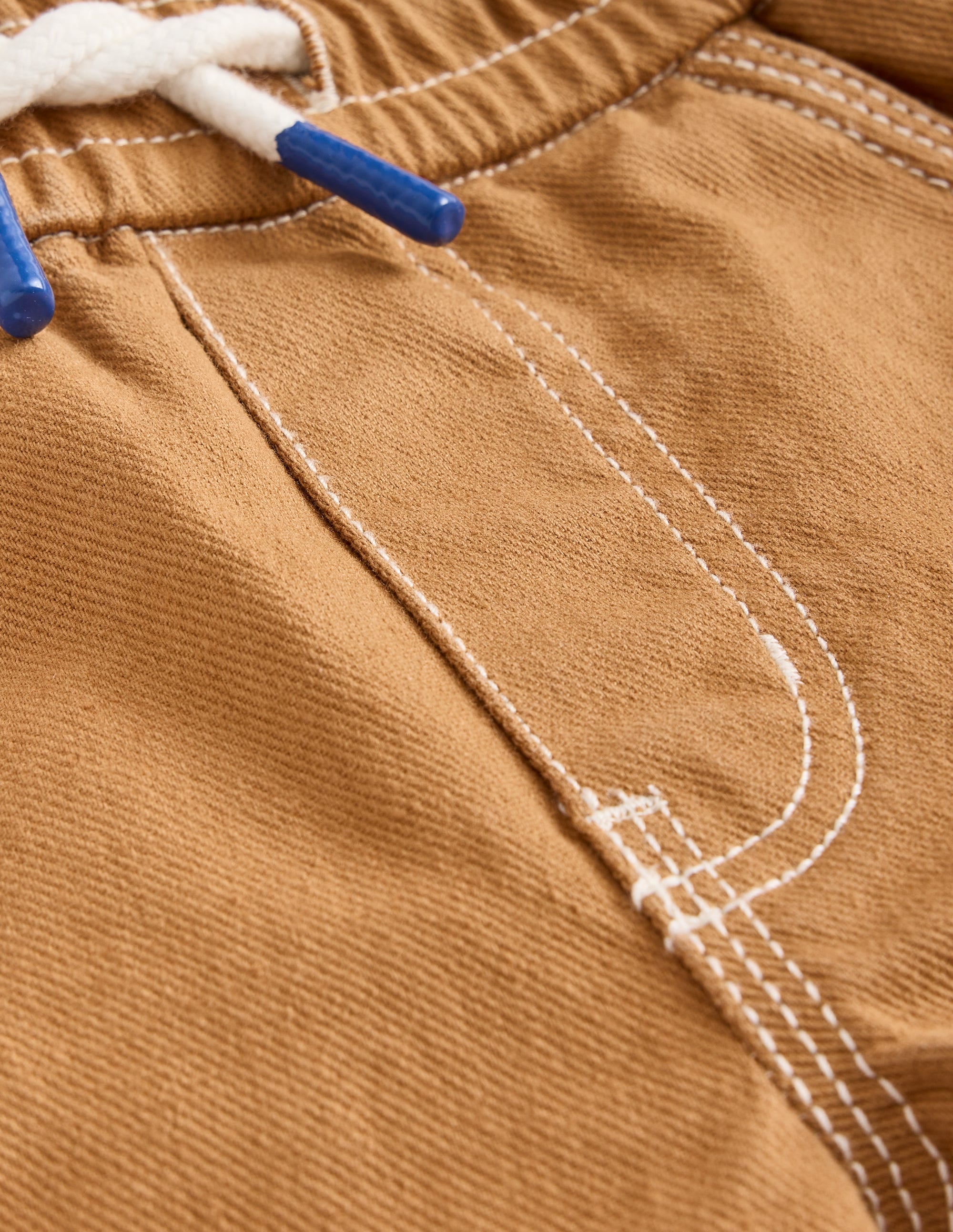 Pull-On Pocket Trousers-Butterscotch Brown - Image 3