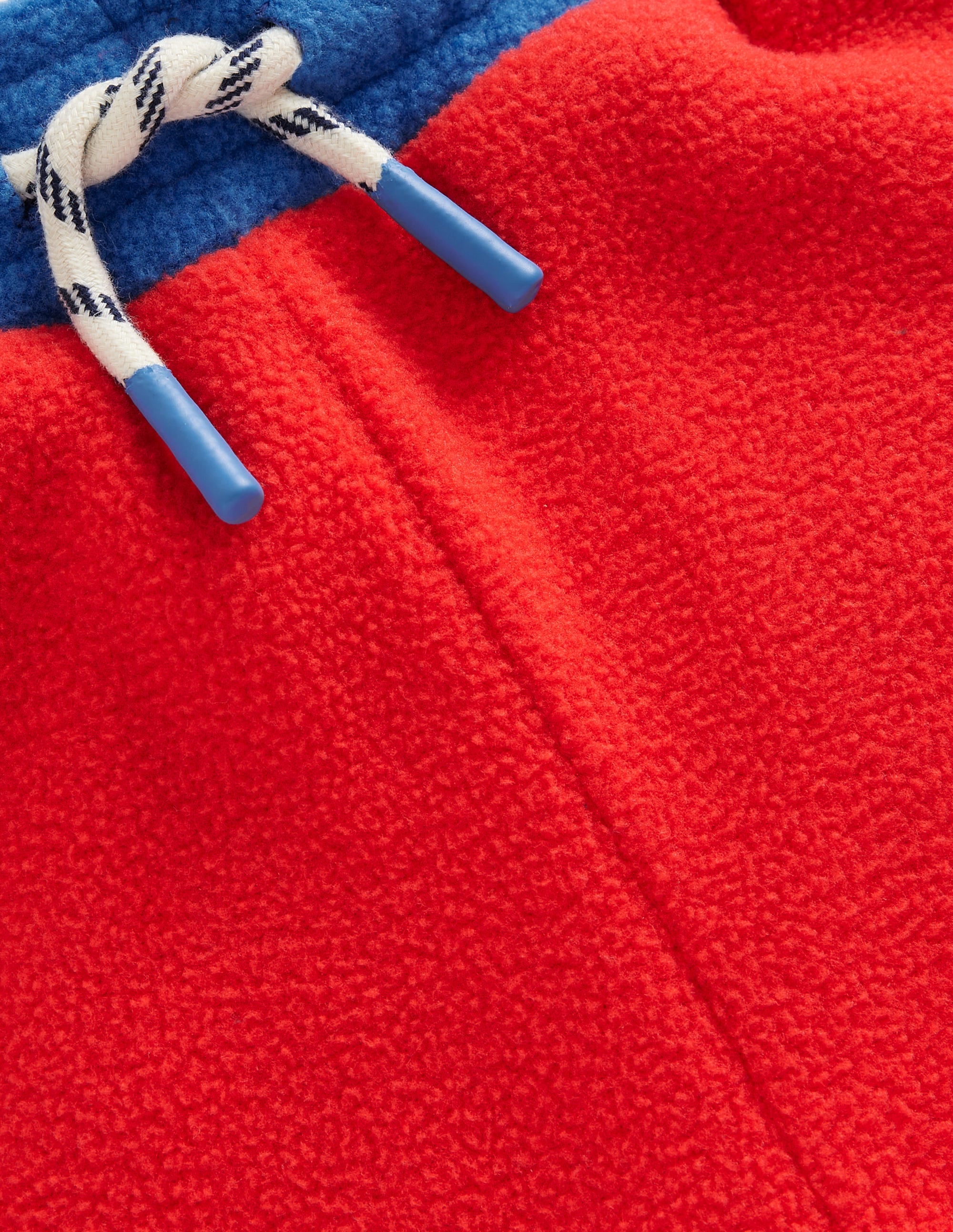 Cosy Fleece Joggers-Poppy Red Multi - Image 3