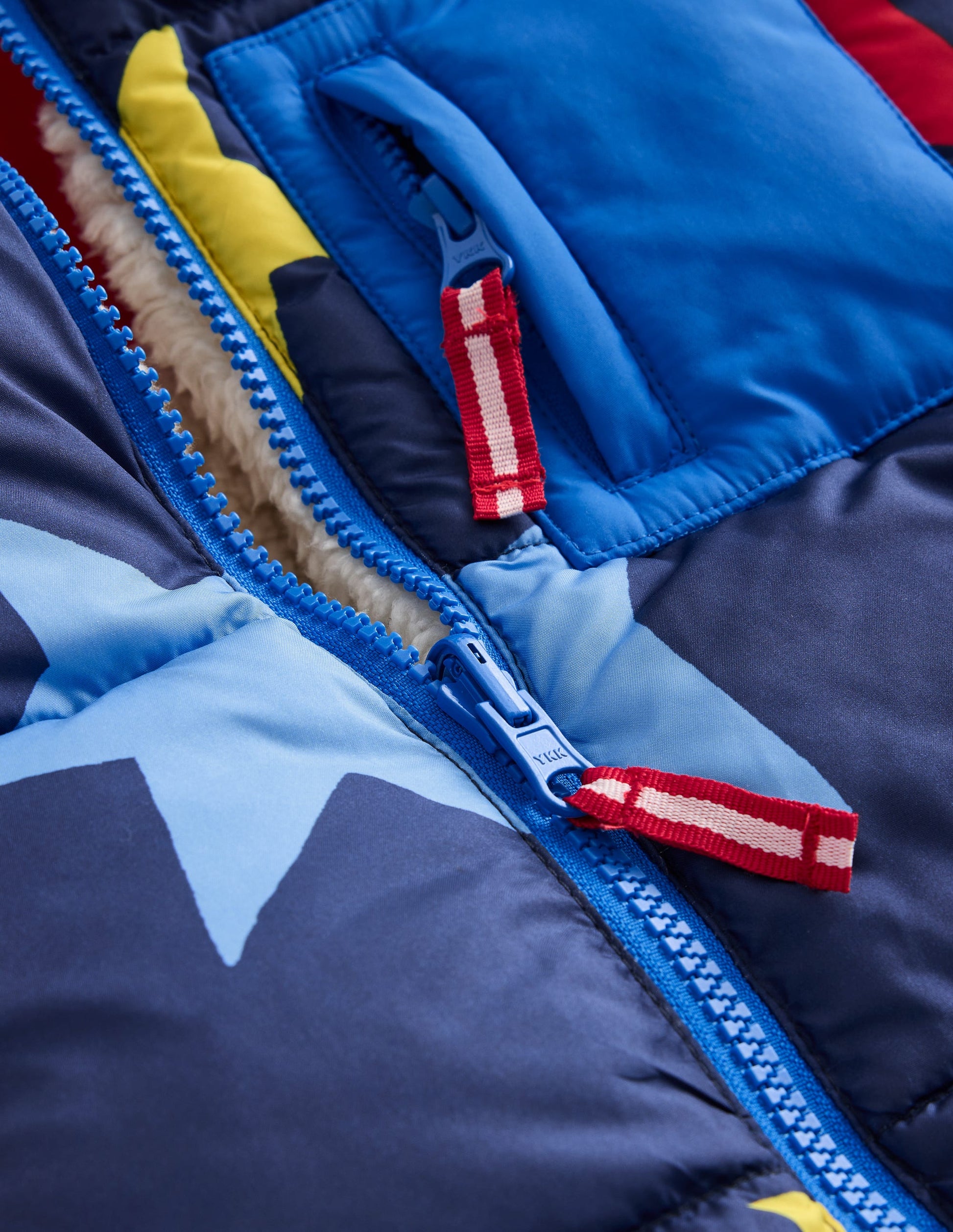 Reversible Cosy Borg Coat-Multi Star-3