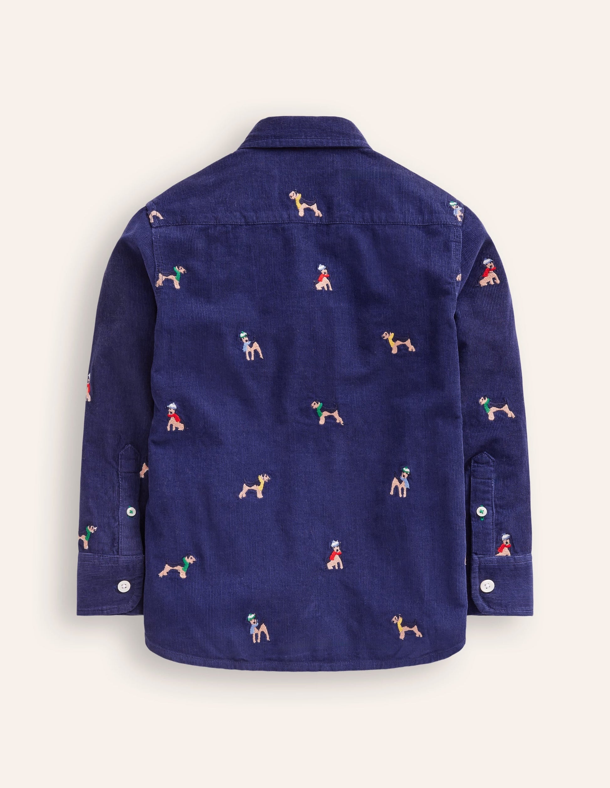 The Janet Embroidered Shirt-Sapphire Blue Janet Embroidery-2