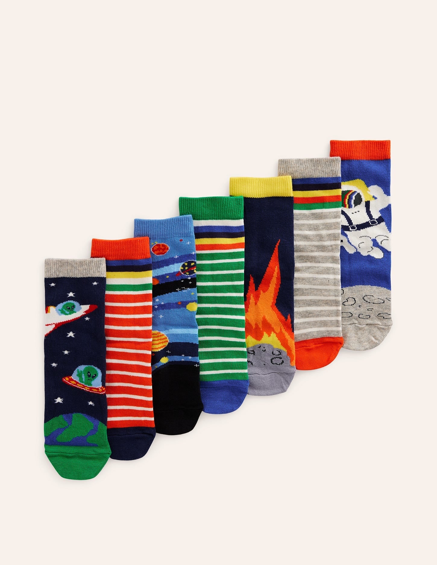Socks 7 Pack-Multi Space-1