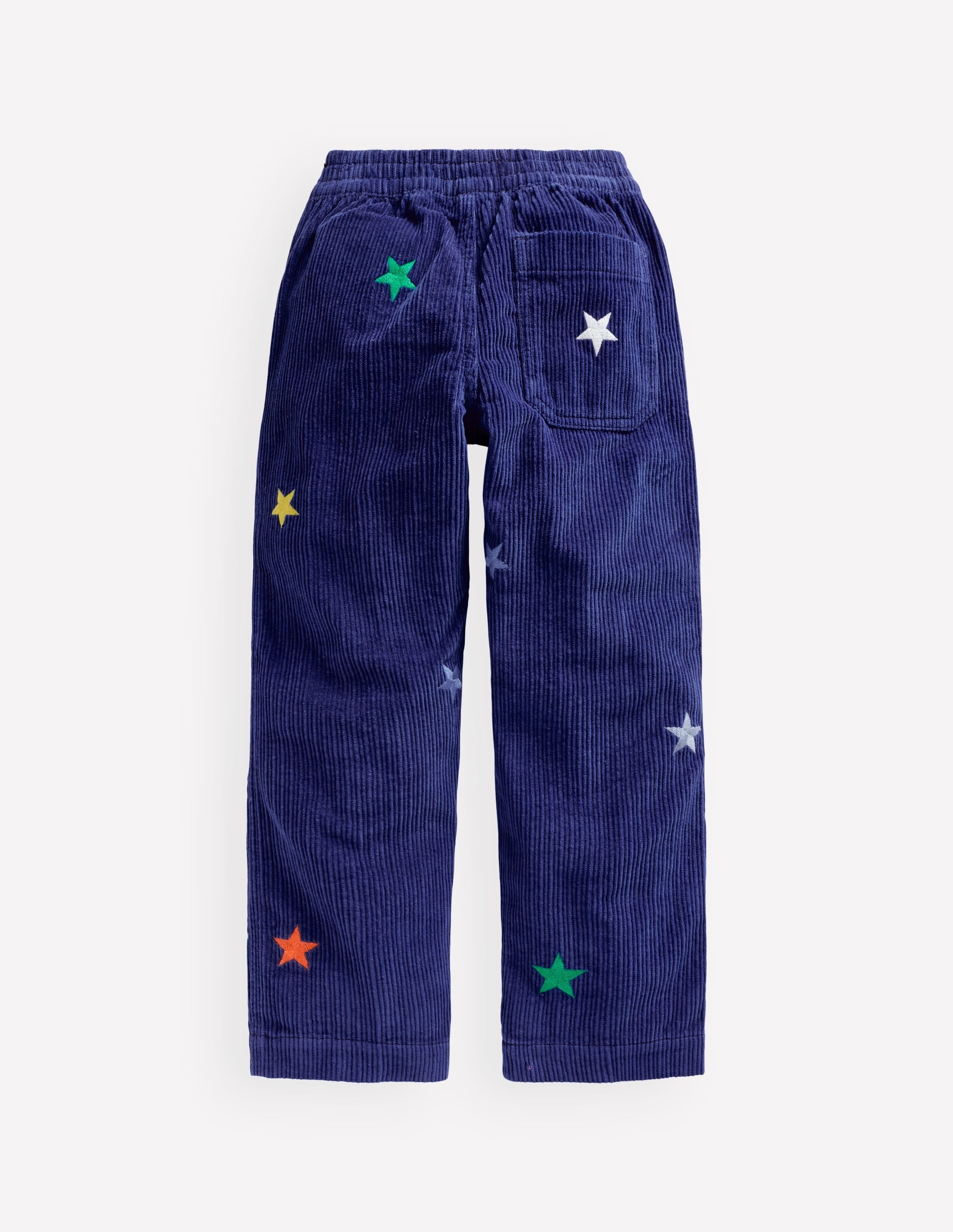 Pull-On Cord Trousers-Sapphire Blue Star - Image 2