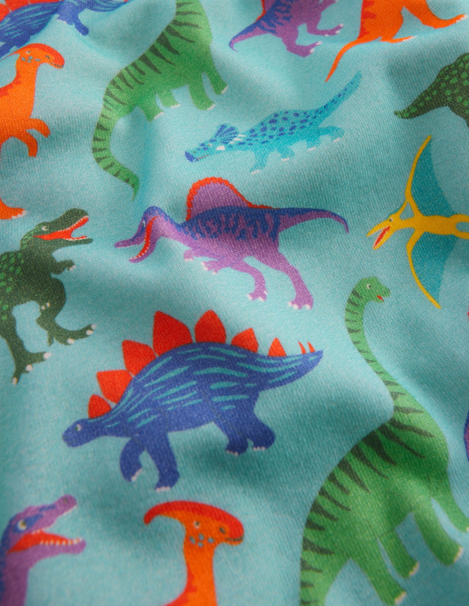 Snug Twin Pack Pyjamas-Blue Dinos and Green Stripe-3