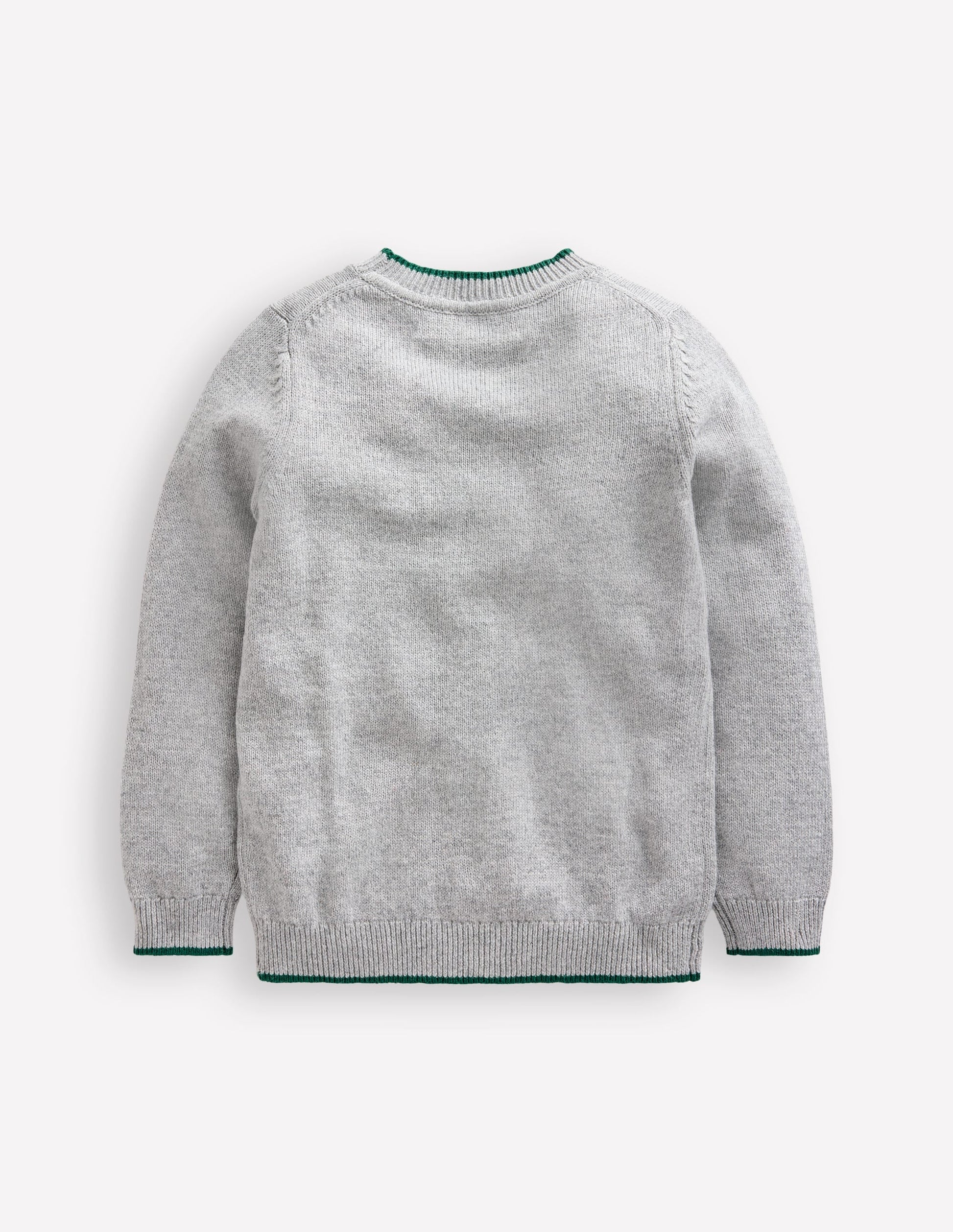 Fun Logo Jumper-Grey Marl Nutcracker-2