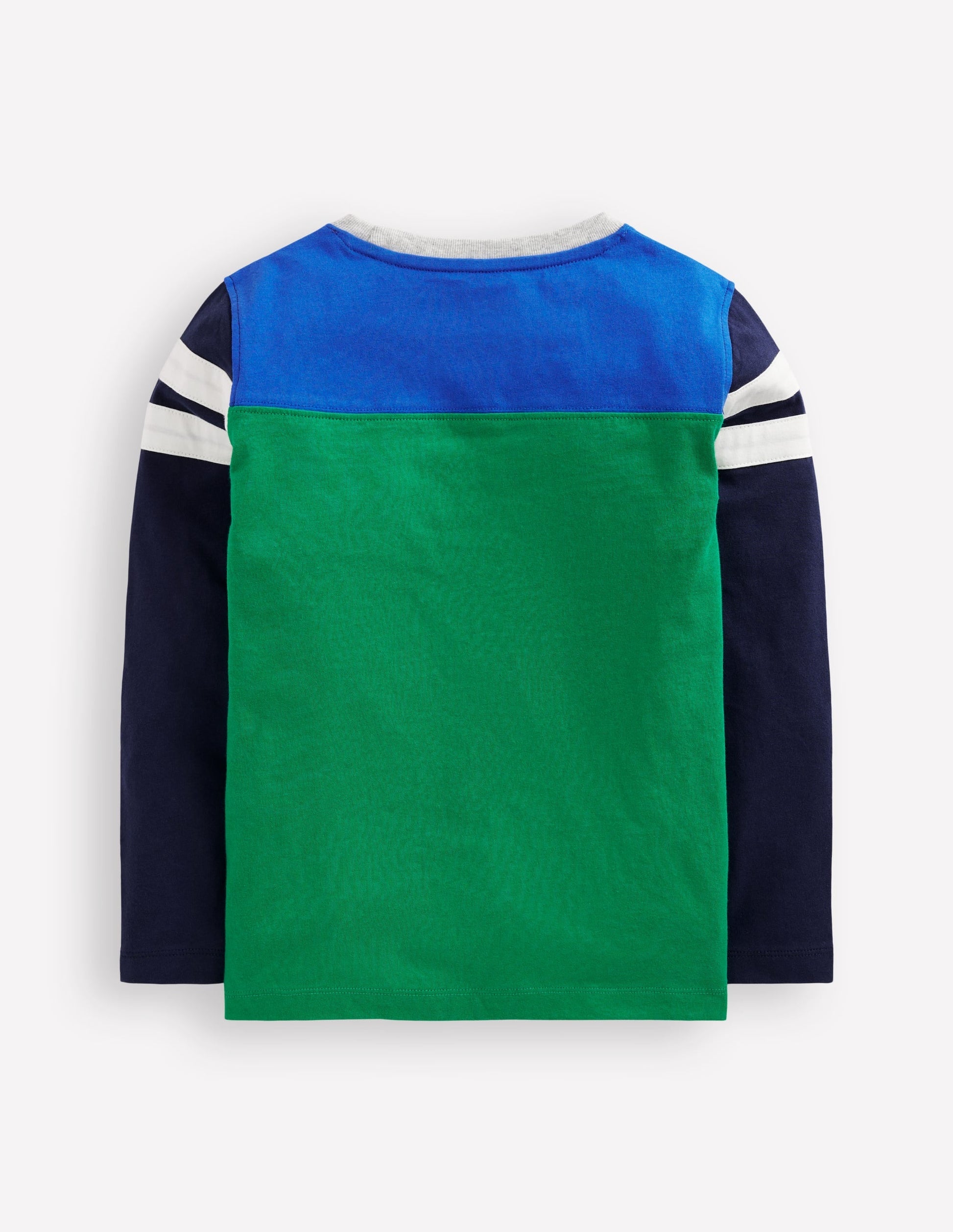 Colourblock T-Shirt-Sapling Green Colourblock-2