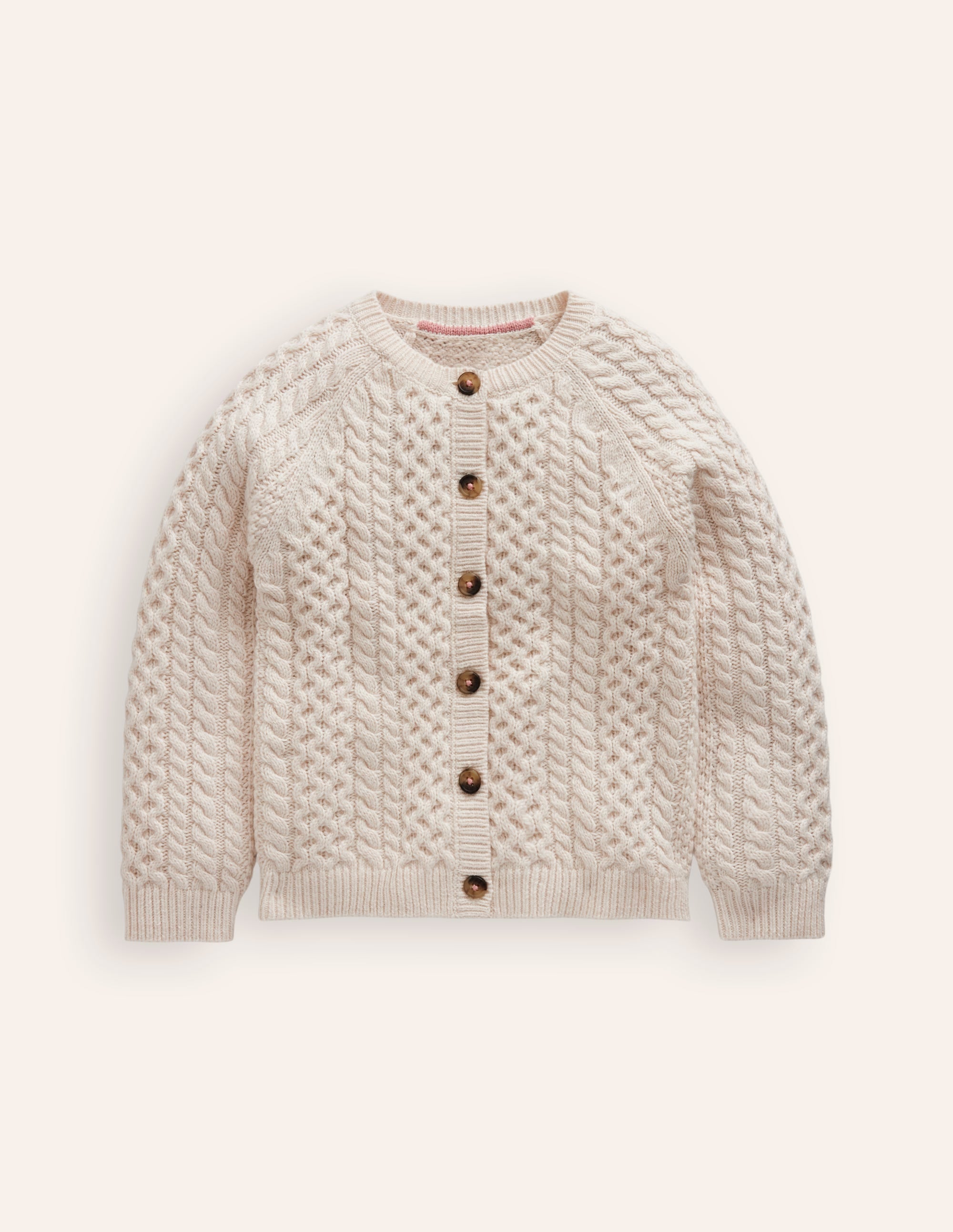 Cable Cardigan-Ecru - Image 2