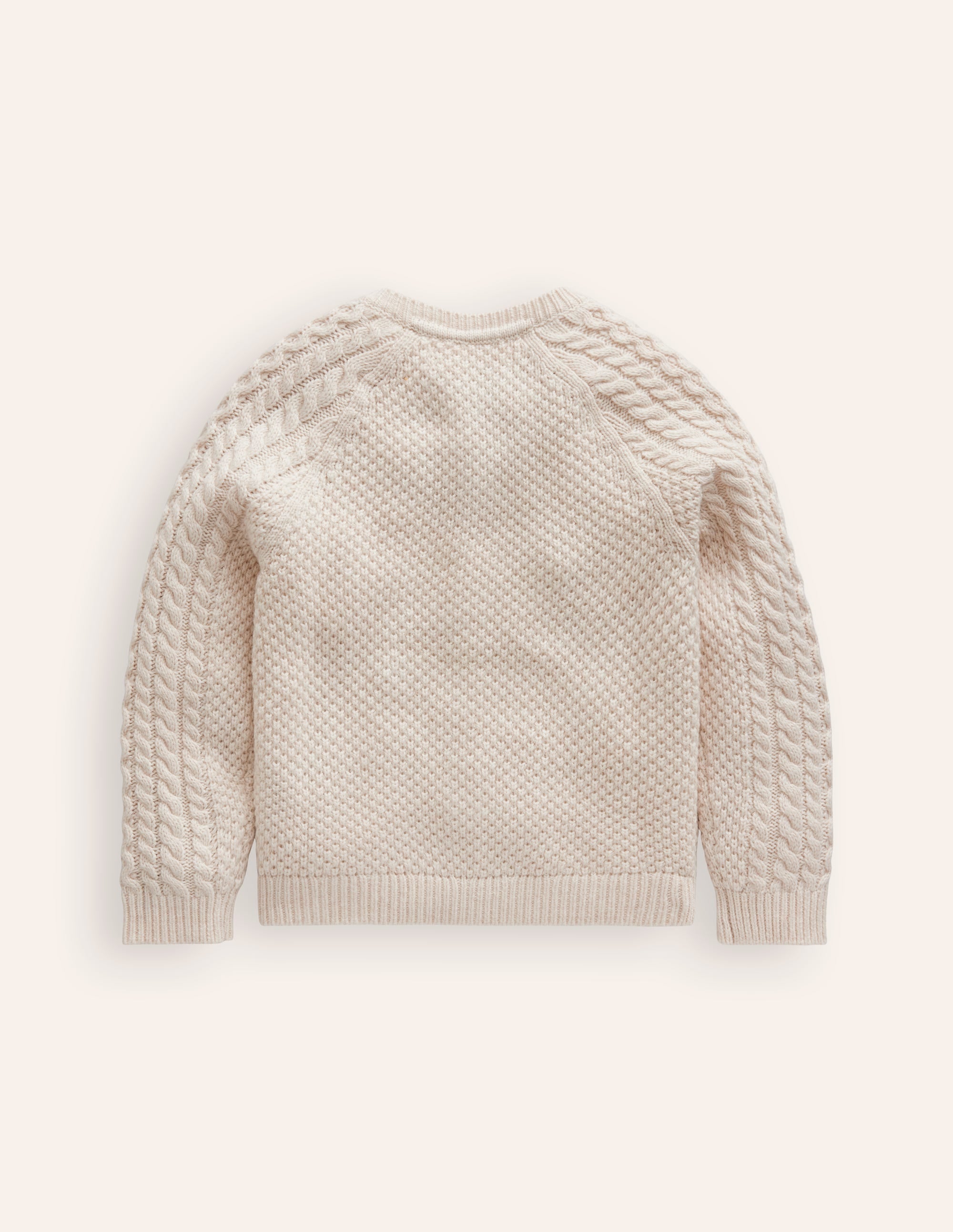 Cable Cardigan-Ecru - Image 3