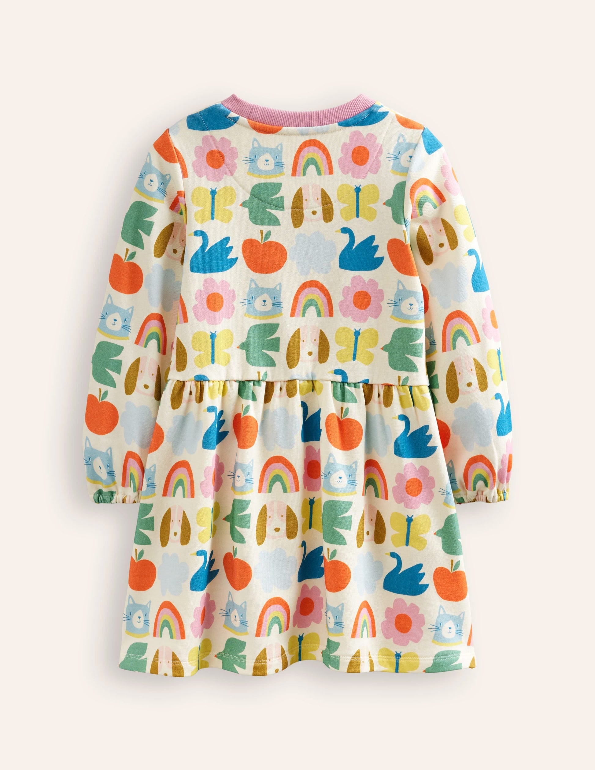 Loopback Sweatshirt Dress-Multi Park Life-2