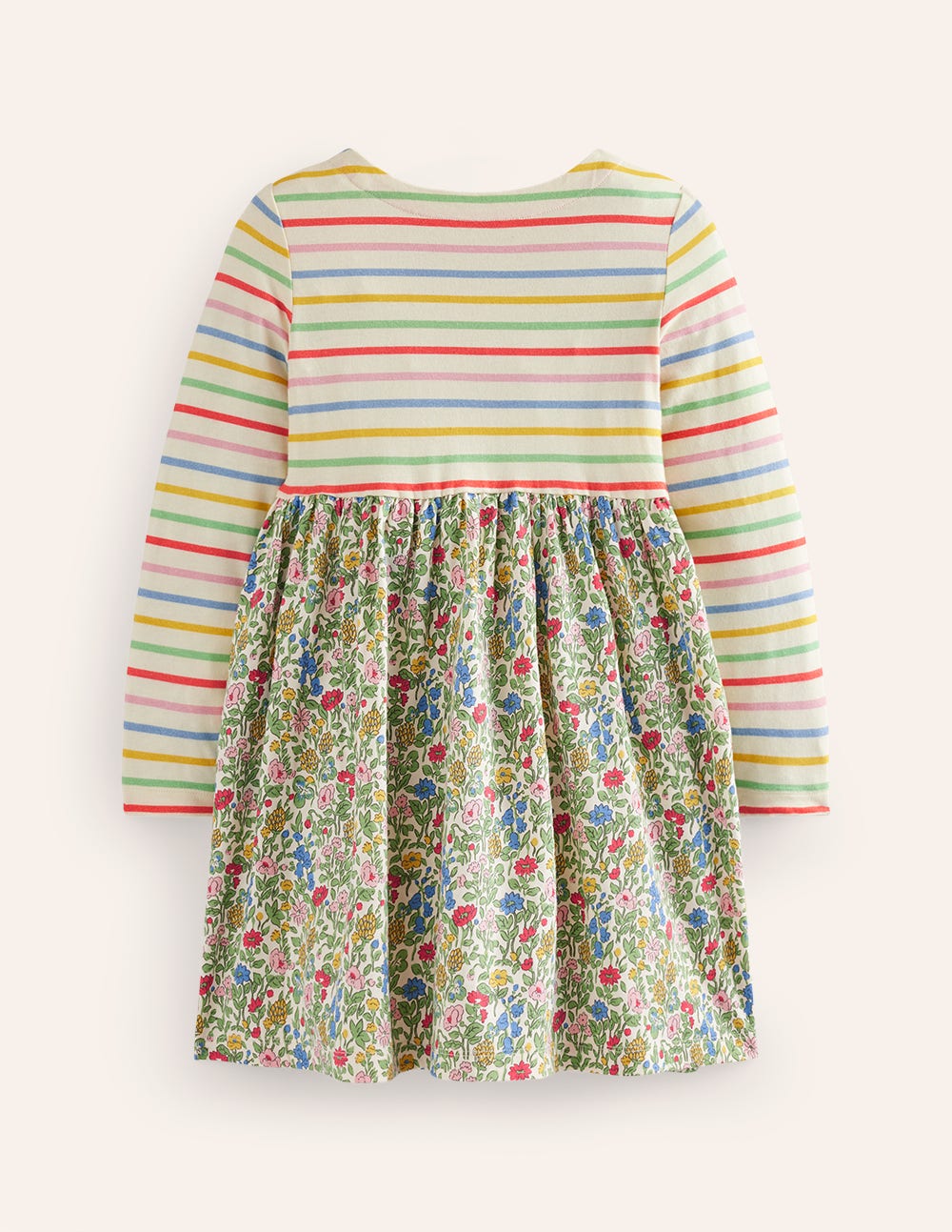 Hotchpotch Jersey Dress-Multi Meadow Floral-2