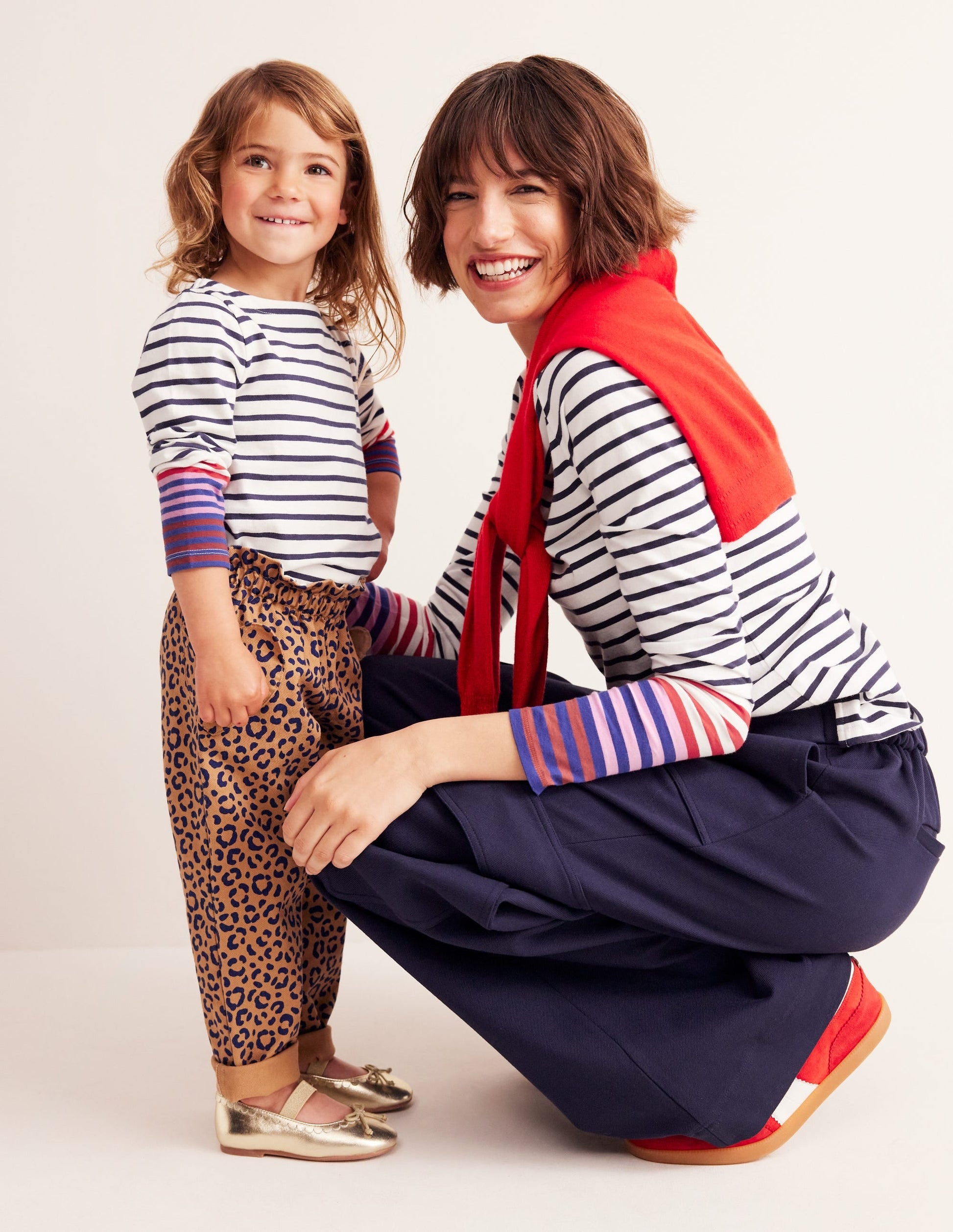 Everyday Breton-Navy/ Pink Cuff-4