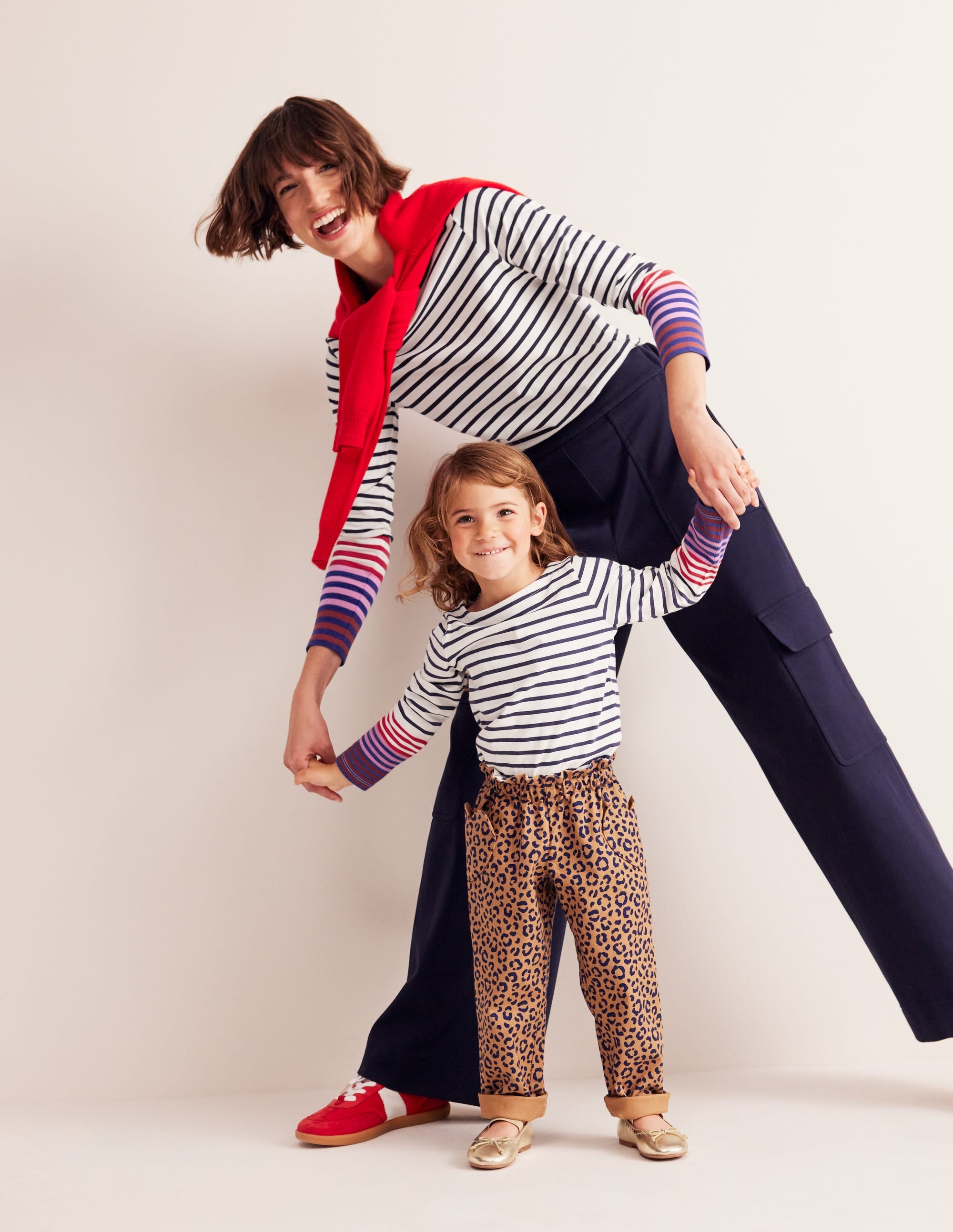 Everyday Breton-Navy/ Pink Cuff - Image 5