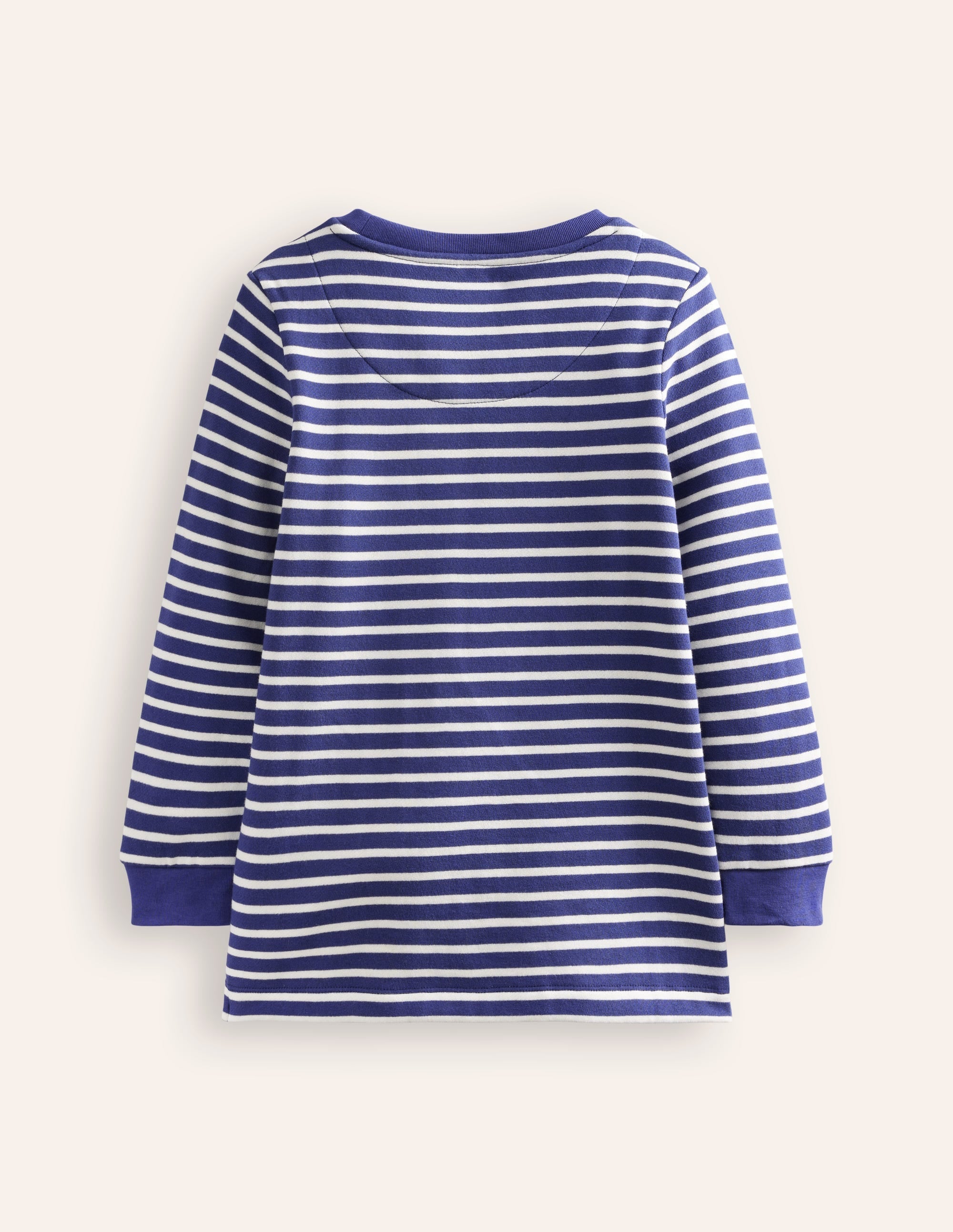 Appliqué Bag Tunic-Soft Starboard Blue/ Ivory Dog - Image 2